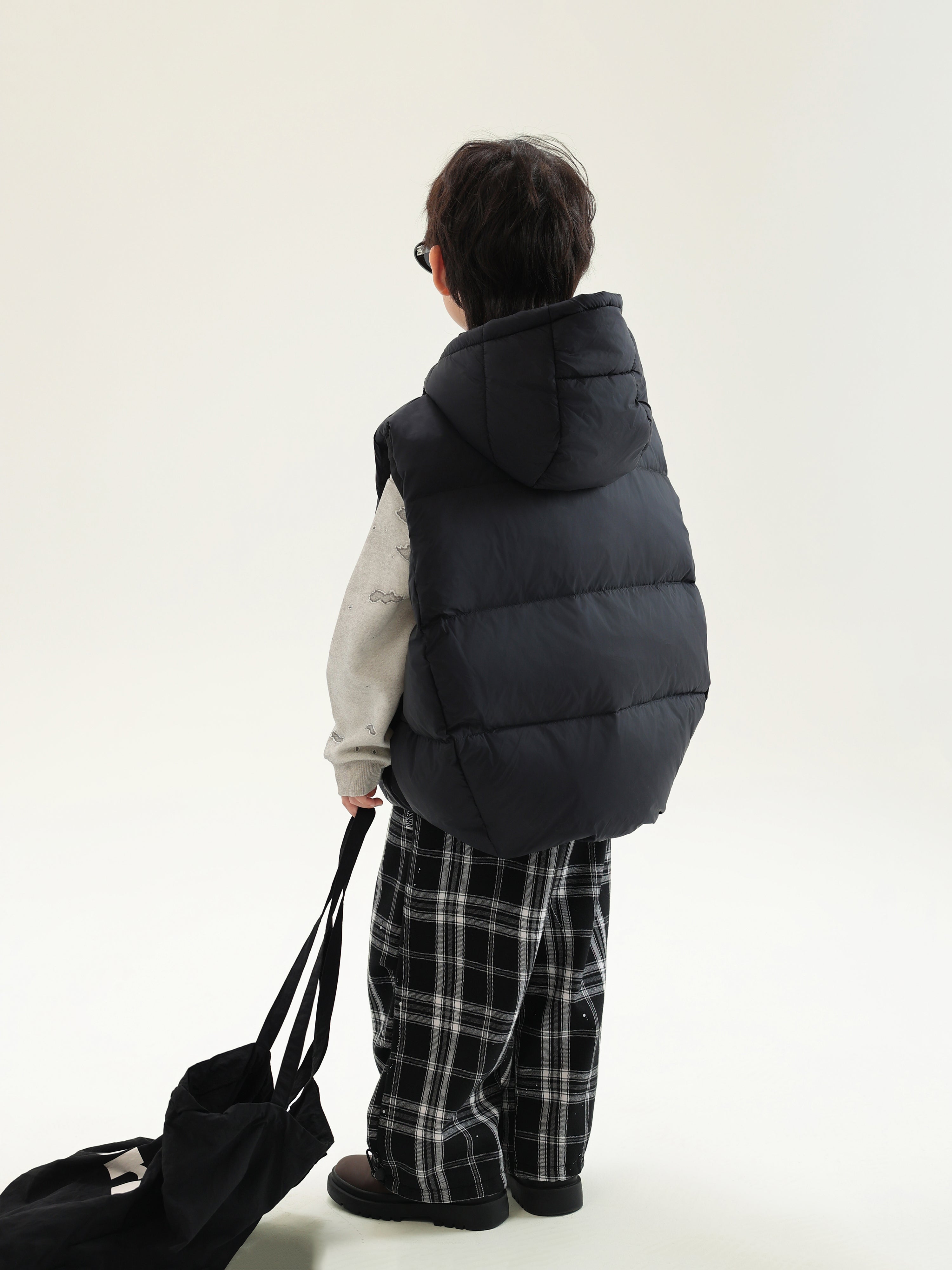 Down Vest with Hood - TANGC J6842