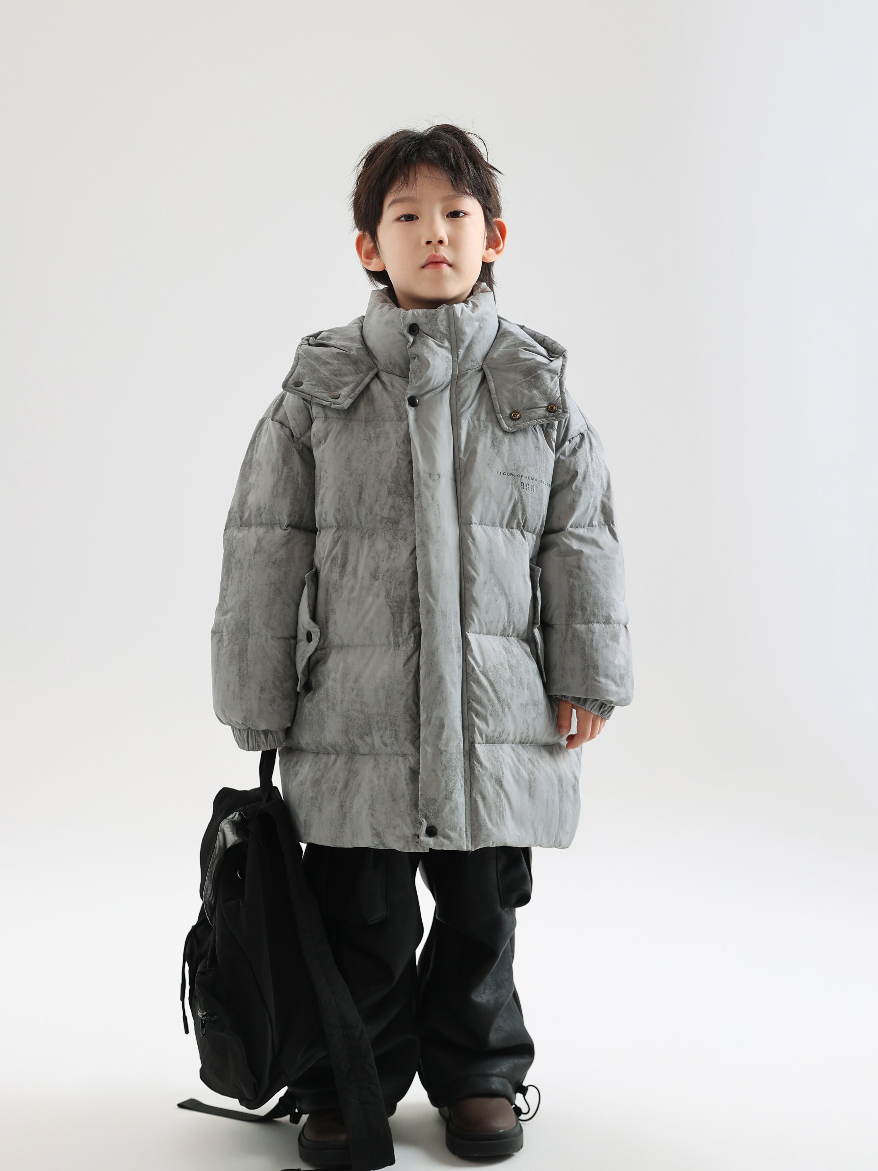 Long Down Jacket with 3 Protective Layers - TANGC J6826 (C)