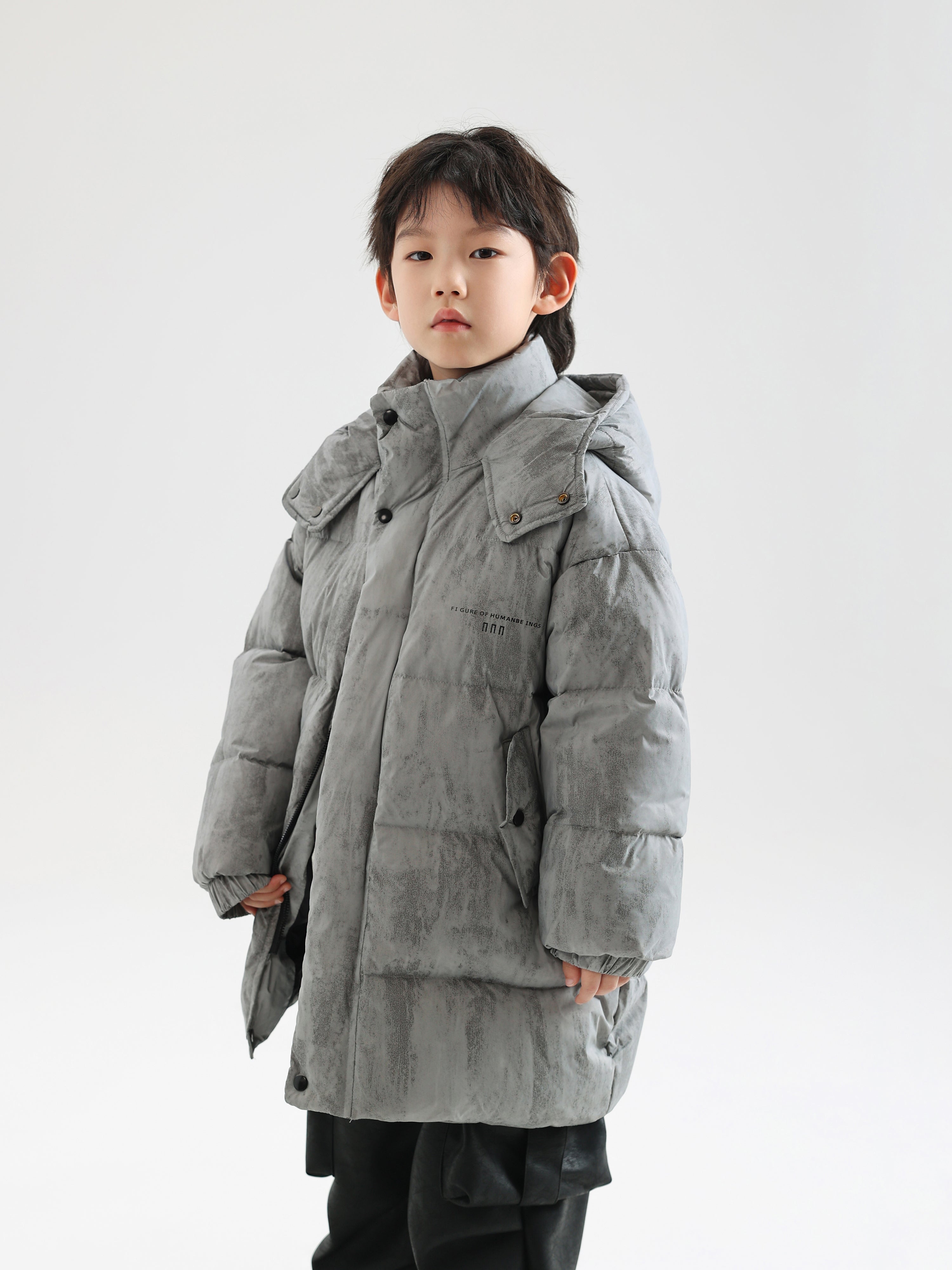 Long Down Jacket with 3 Protective Layers - TANGC J6826 (C)