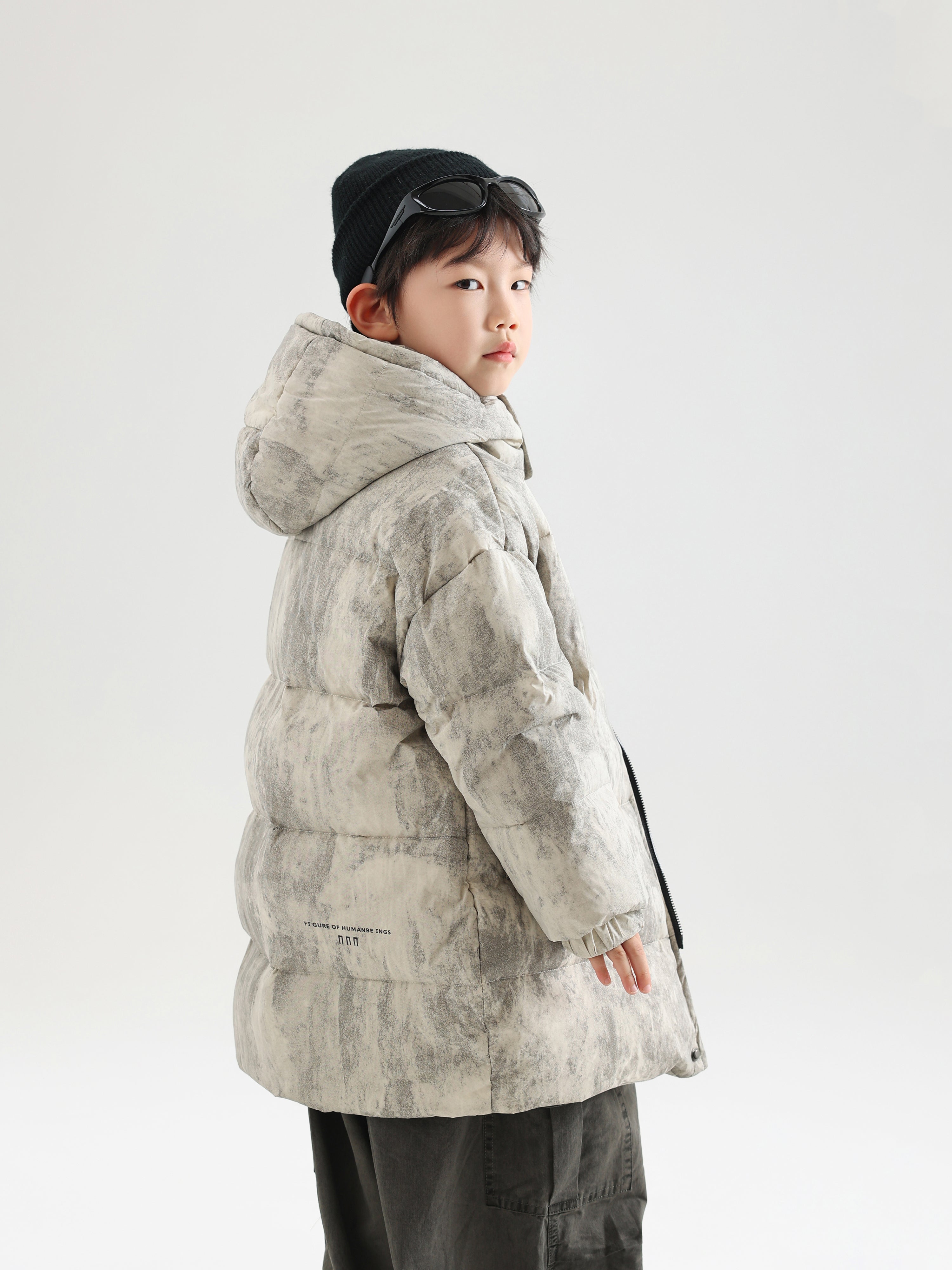 Long Down Jacket with 3 Protective Layers - TANGC J6826 (C)