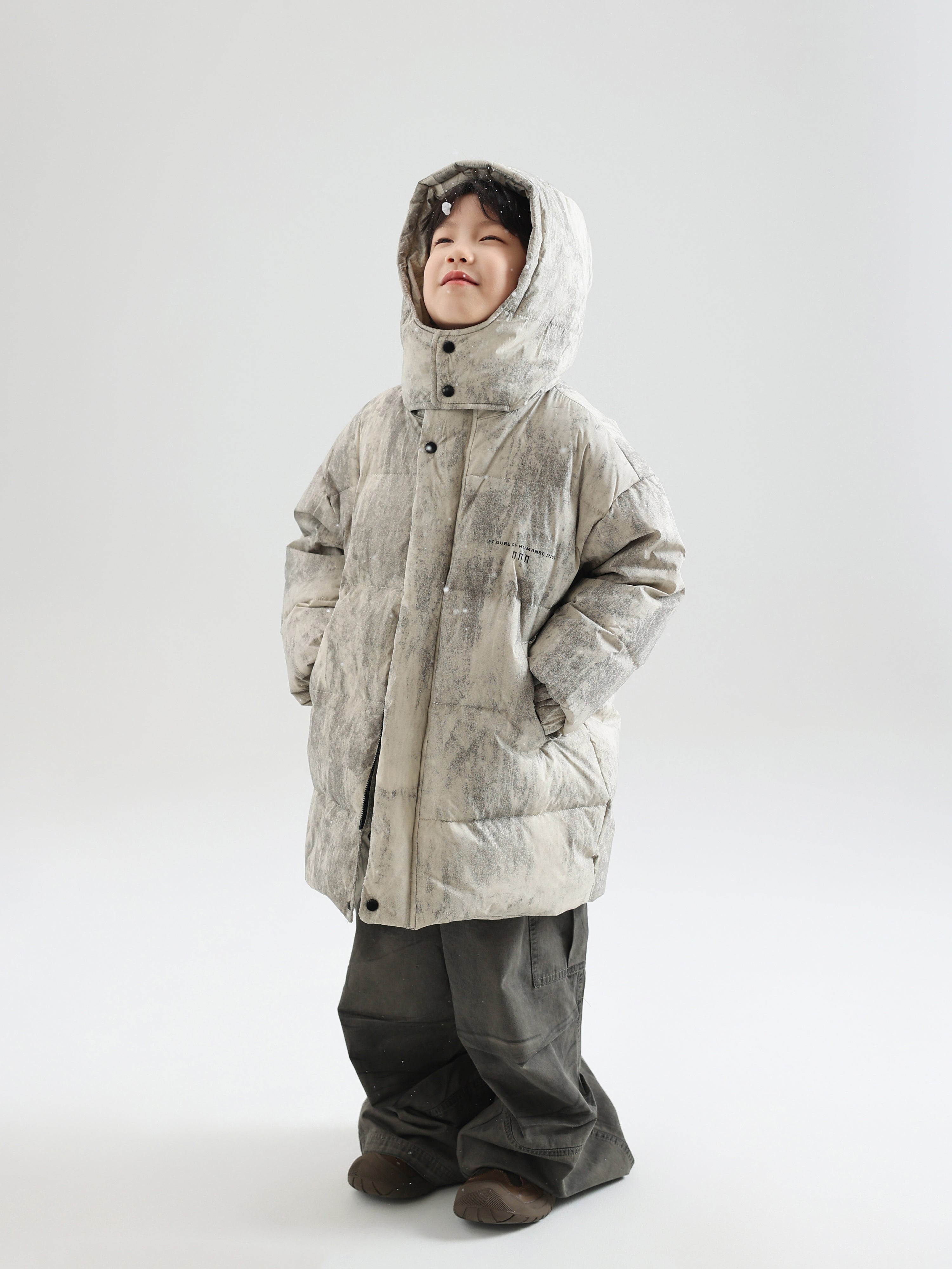 Long Down Jacket with 3 Protective Layers - TANGC J6826 (C)