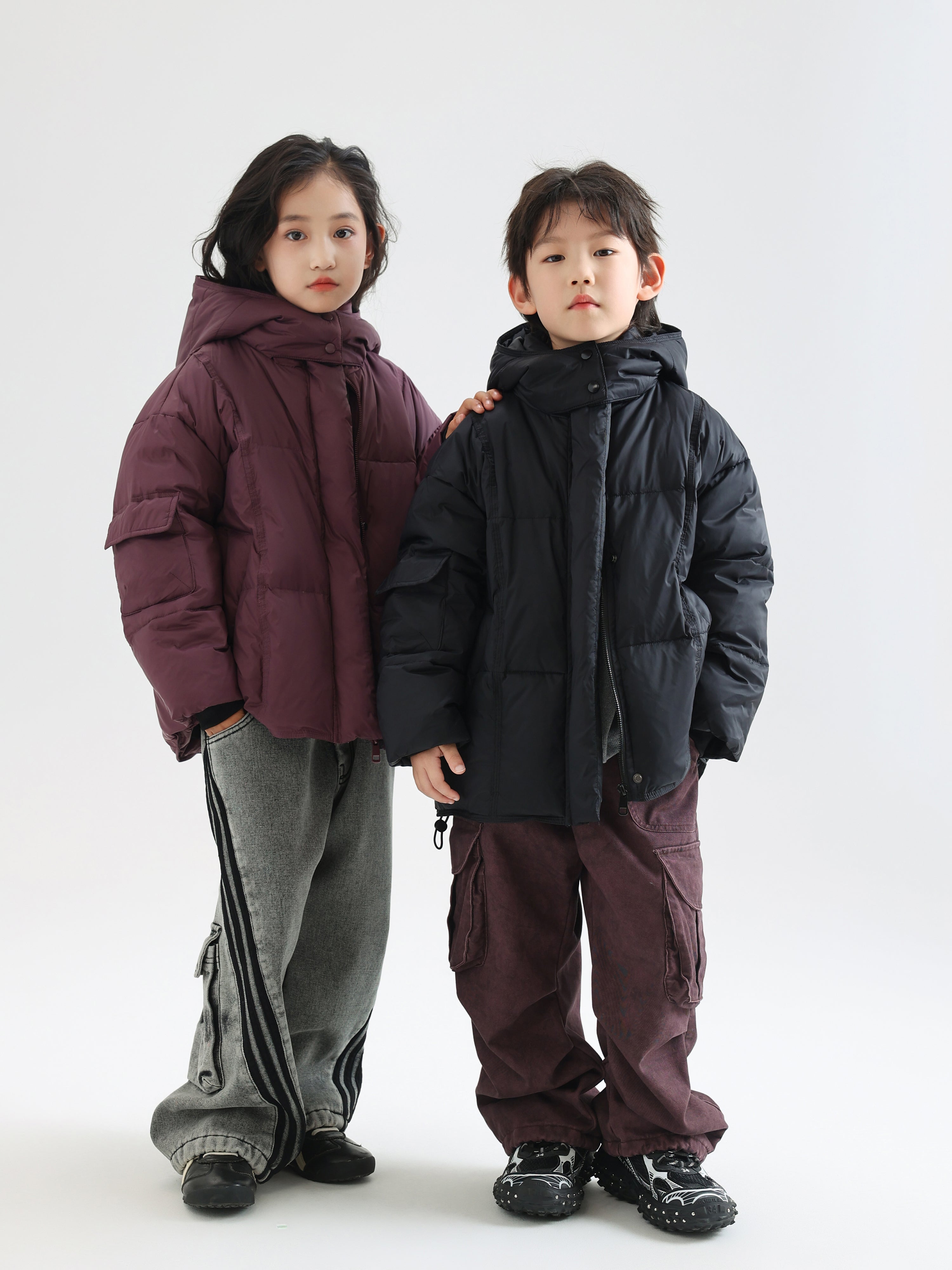 Korean Style Triple-Protection Down Jacket - TANGC J6809 (C)