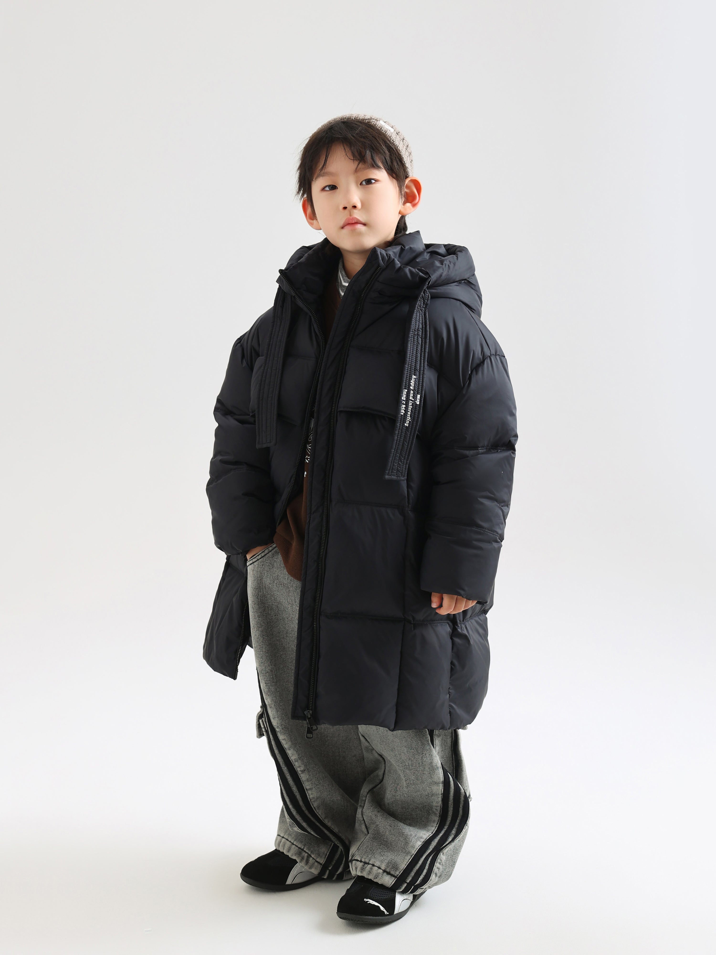 Unisex Long Down Jacket - TANGC J6833