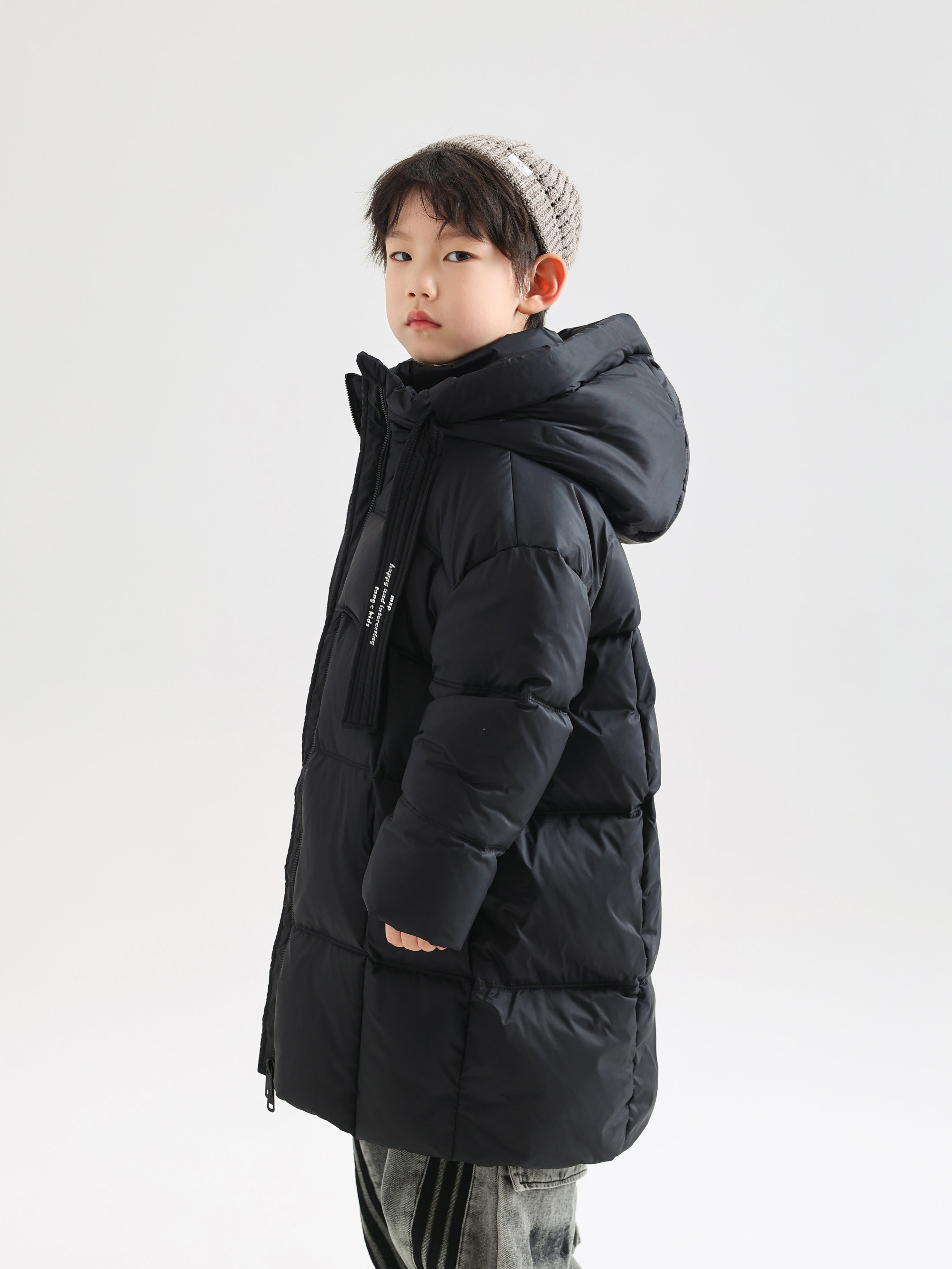 Unisex Long Down Jacket - TANGC J6833