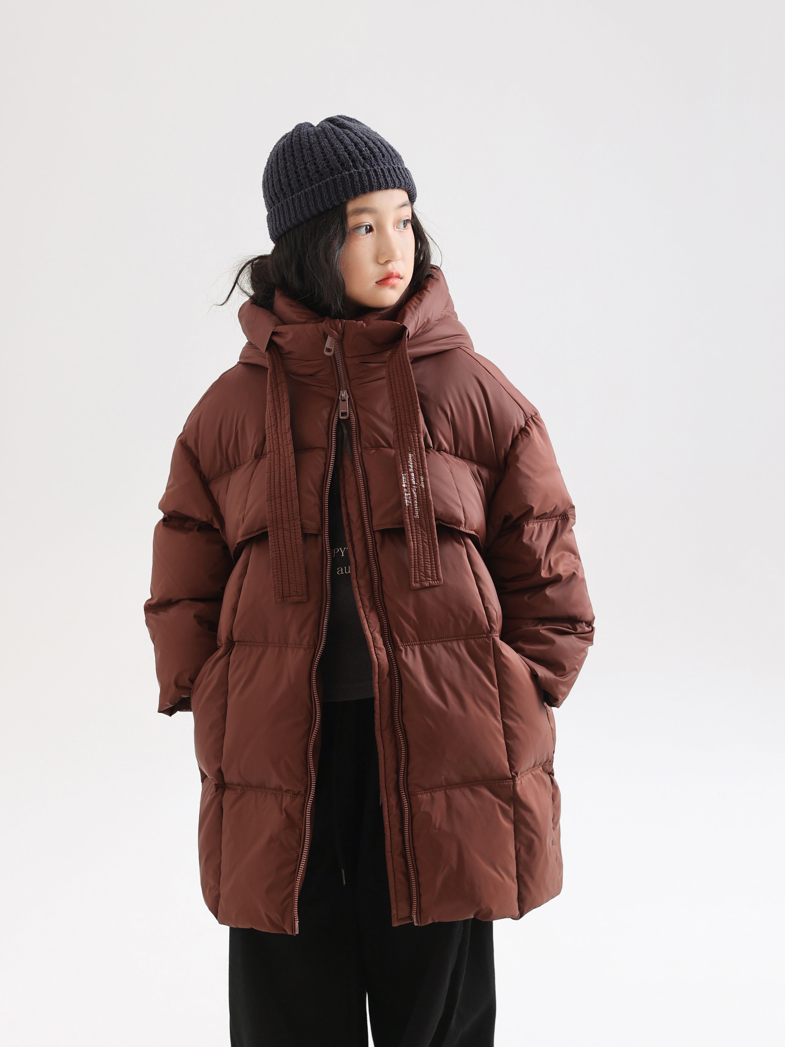 Unisex Long Down Jacket - TANGC J6833