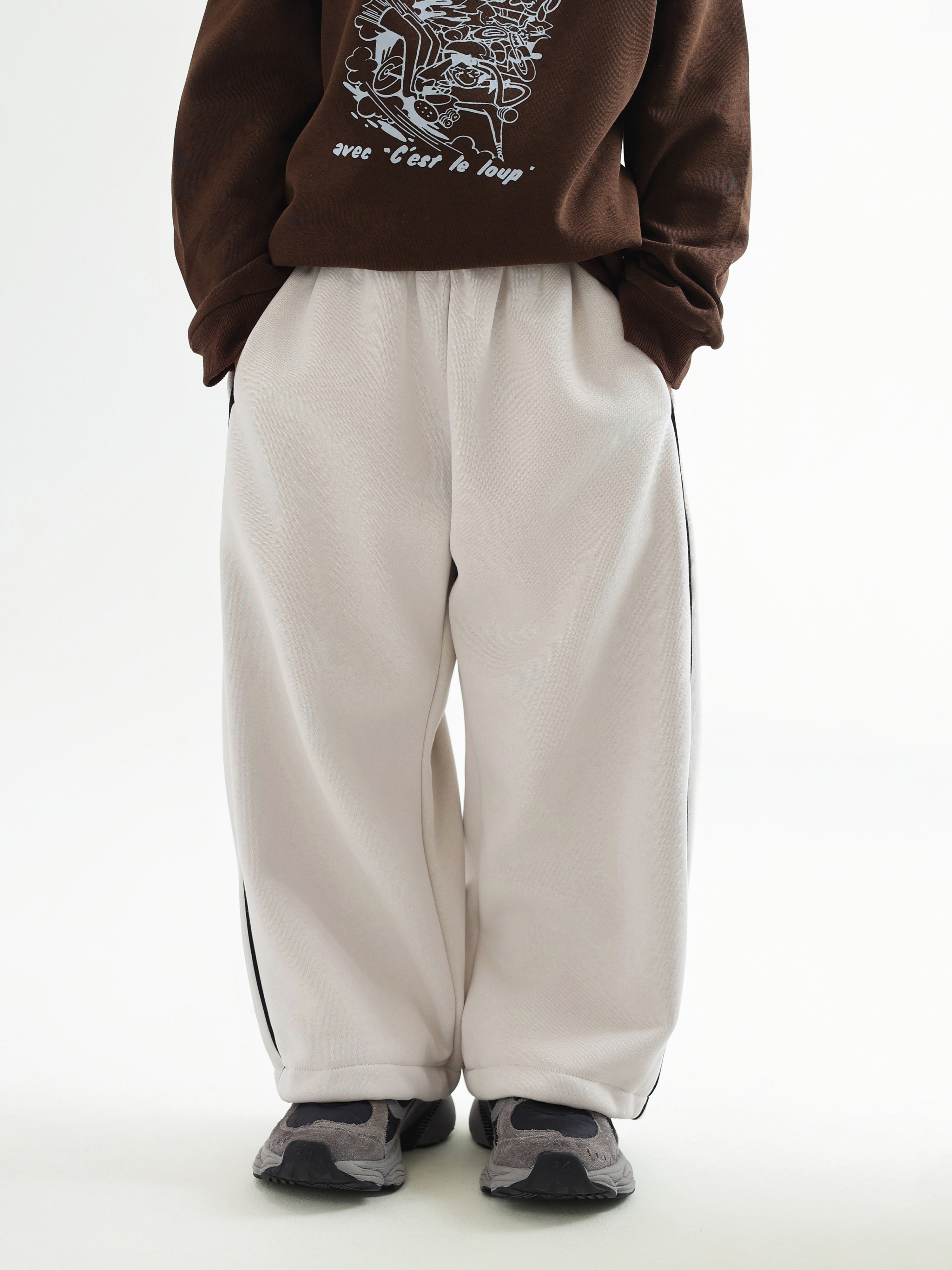 Fleece-Lined Sports Pants - TANGC P6953