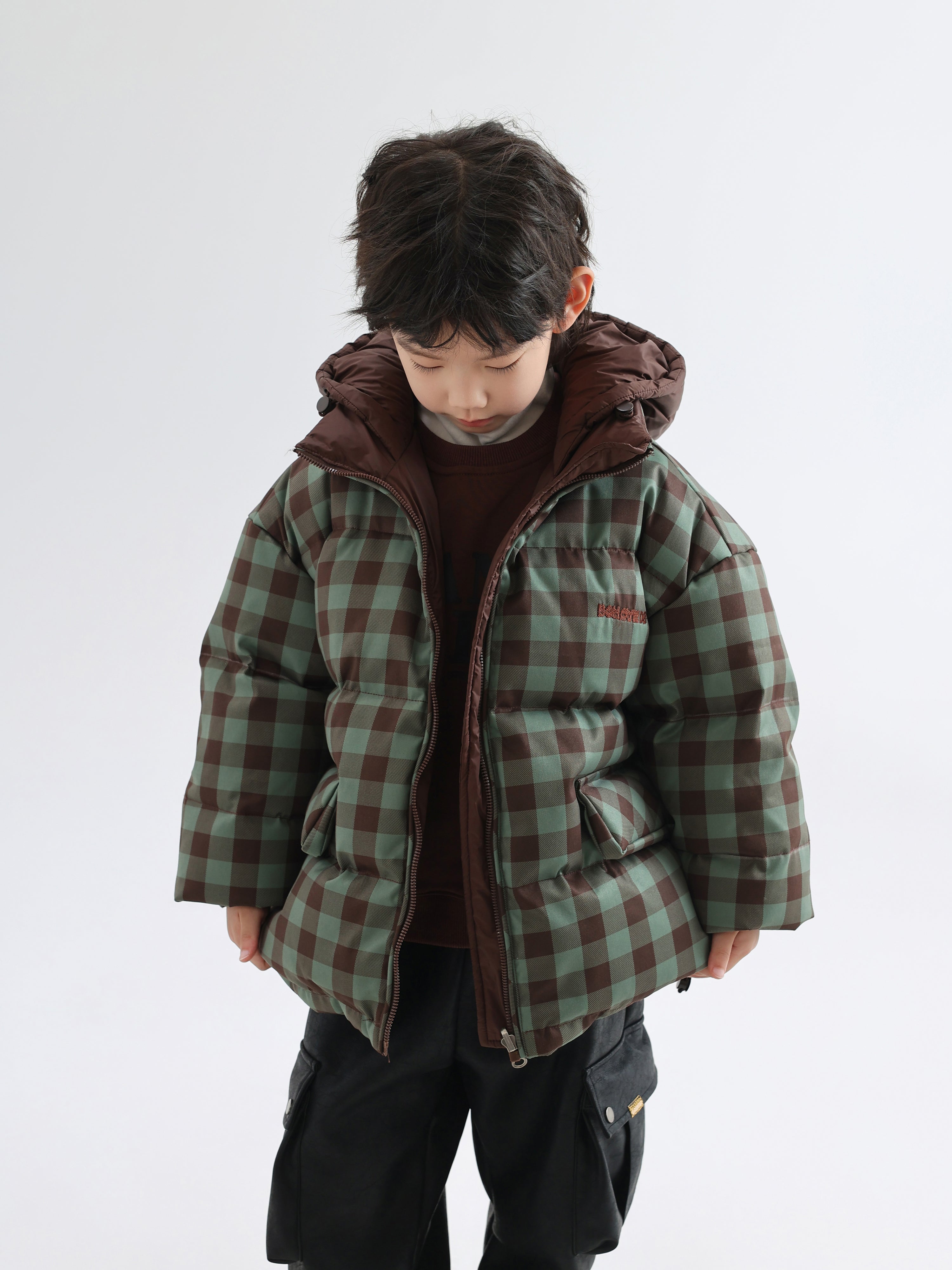 Seoul Winter Check Down Jacket - TANGC J6844 (C)