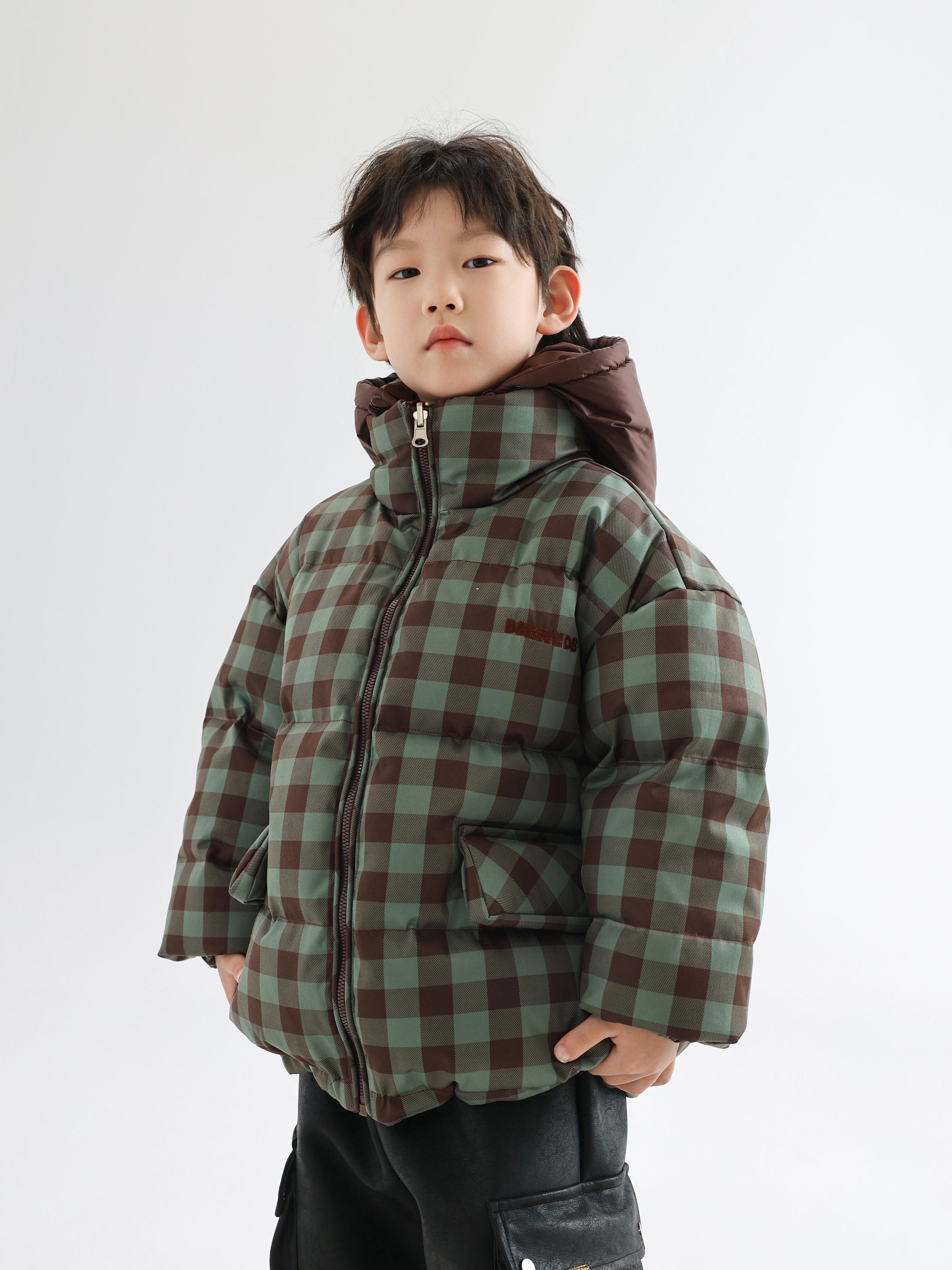 Seoul Winter Check Down Jacket - TANGC J6844 (C)