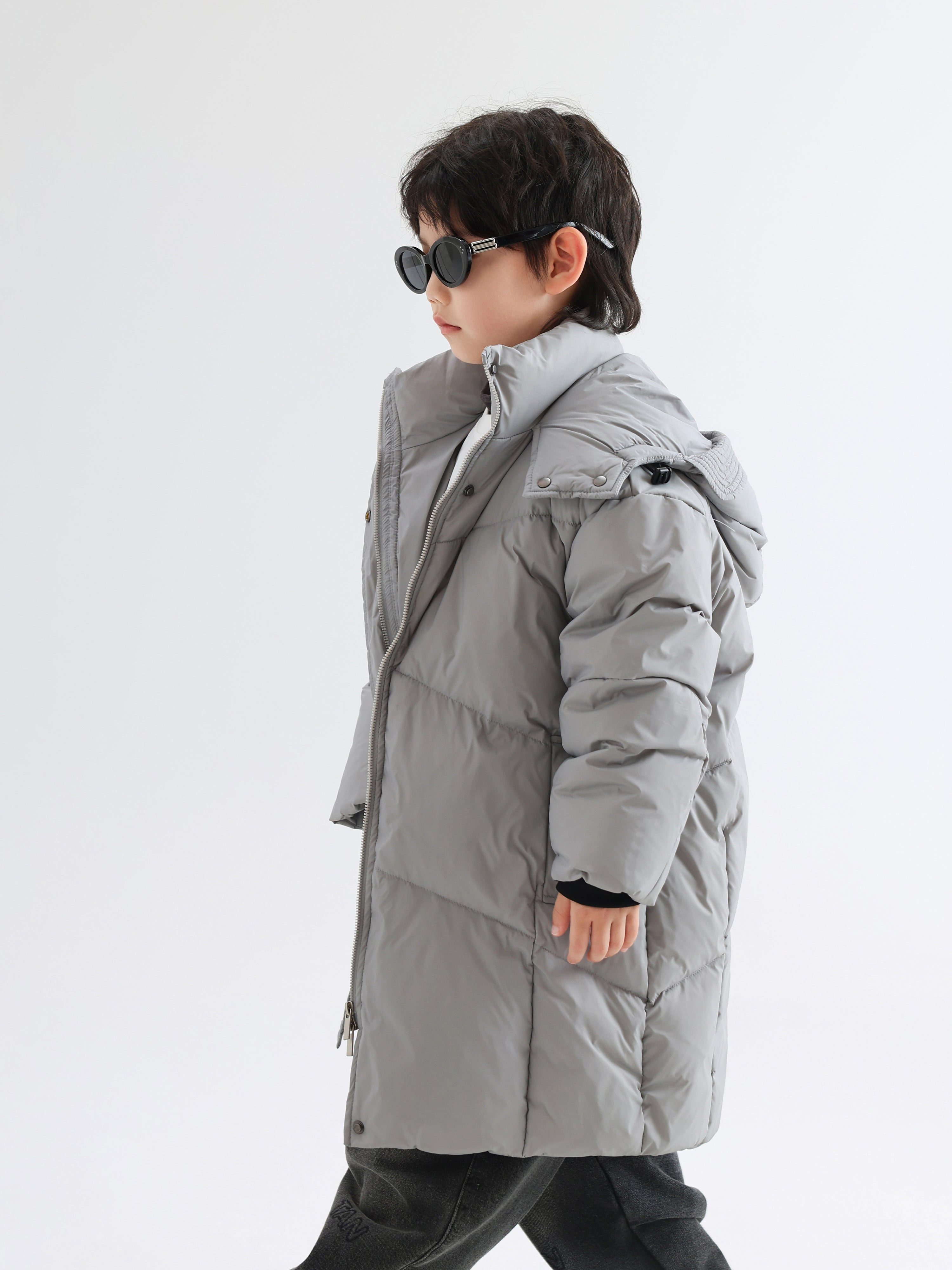 Long Down Jacket with 3 Protective Layers - TANGC J6805