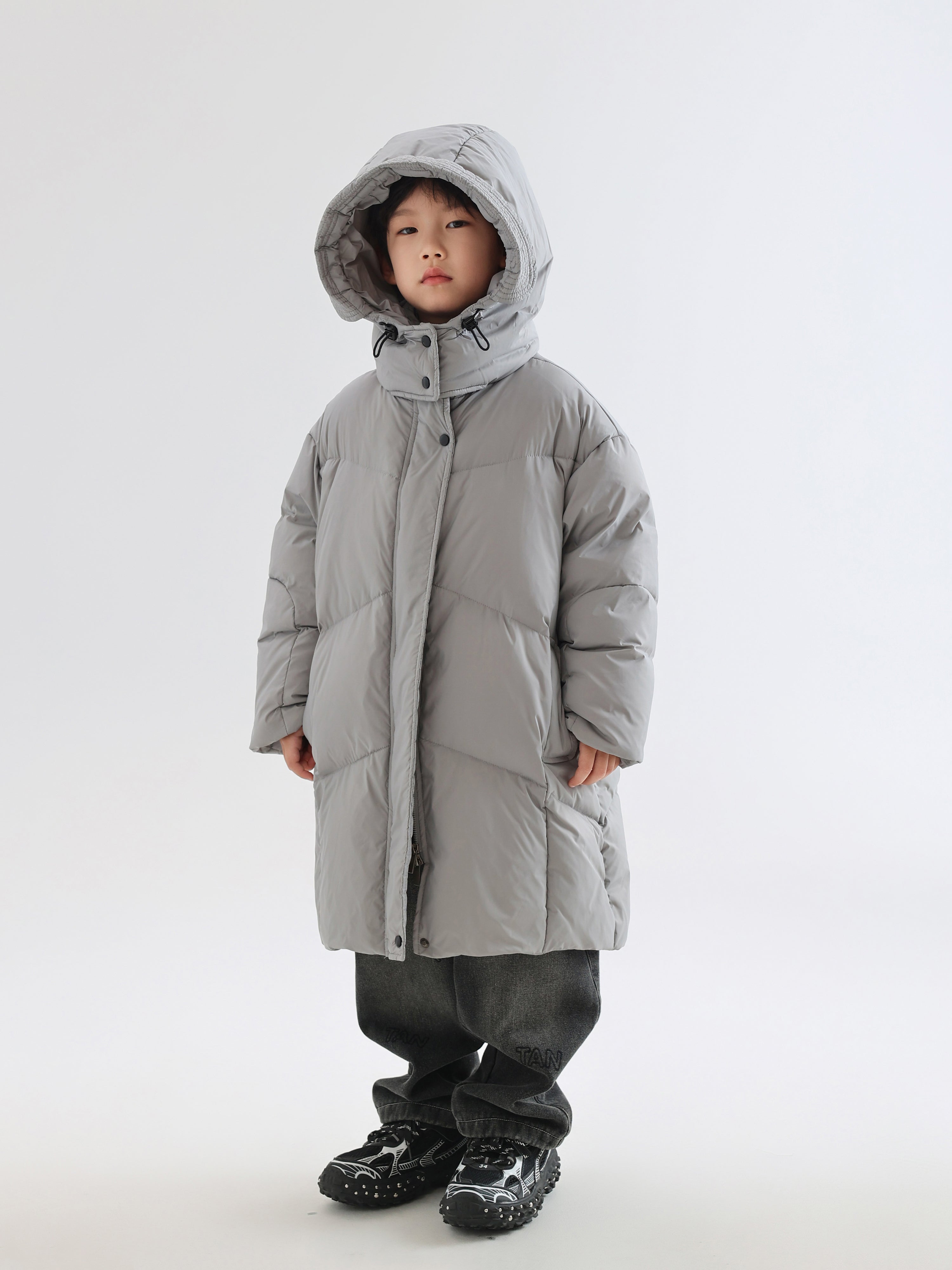 Long Down Jacket with 3 Protective Layers - TANGC J6805