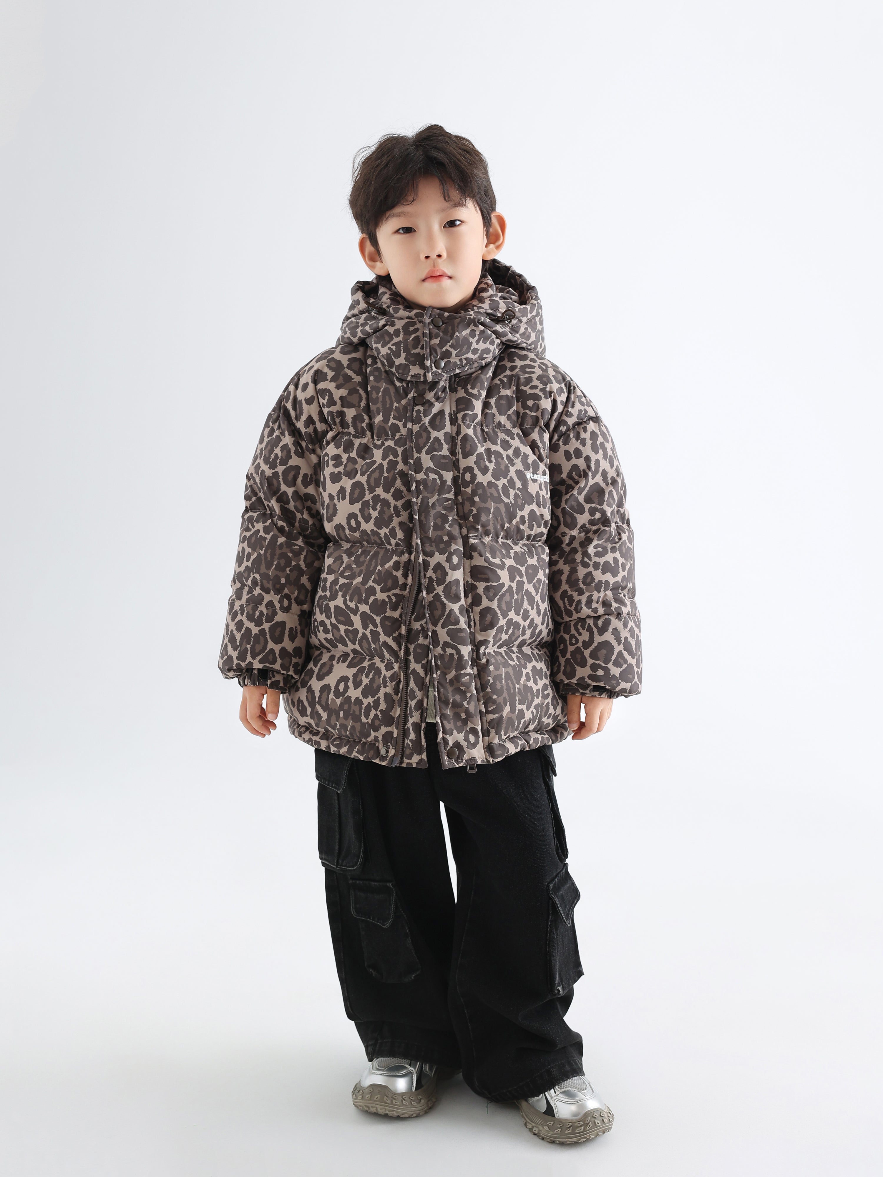 Leopard Print Down Jacket - TANGC J6843