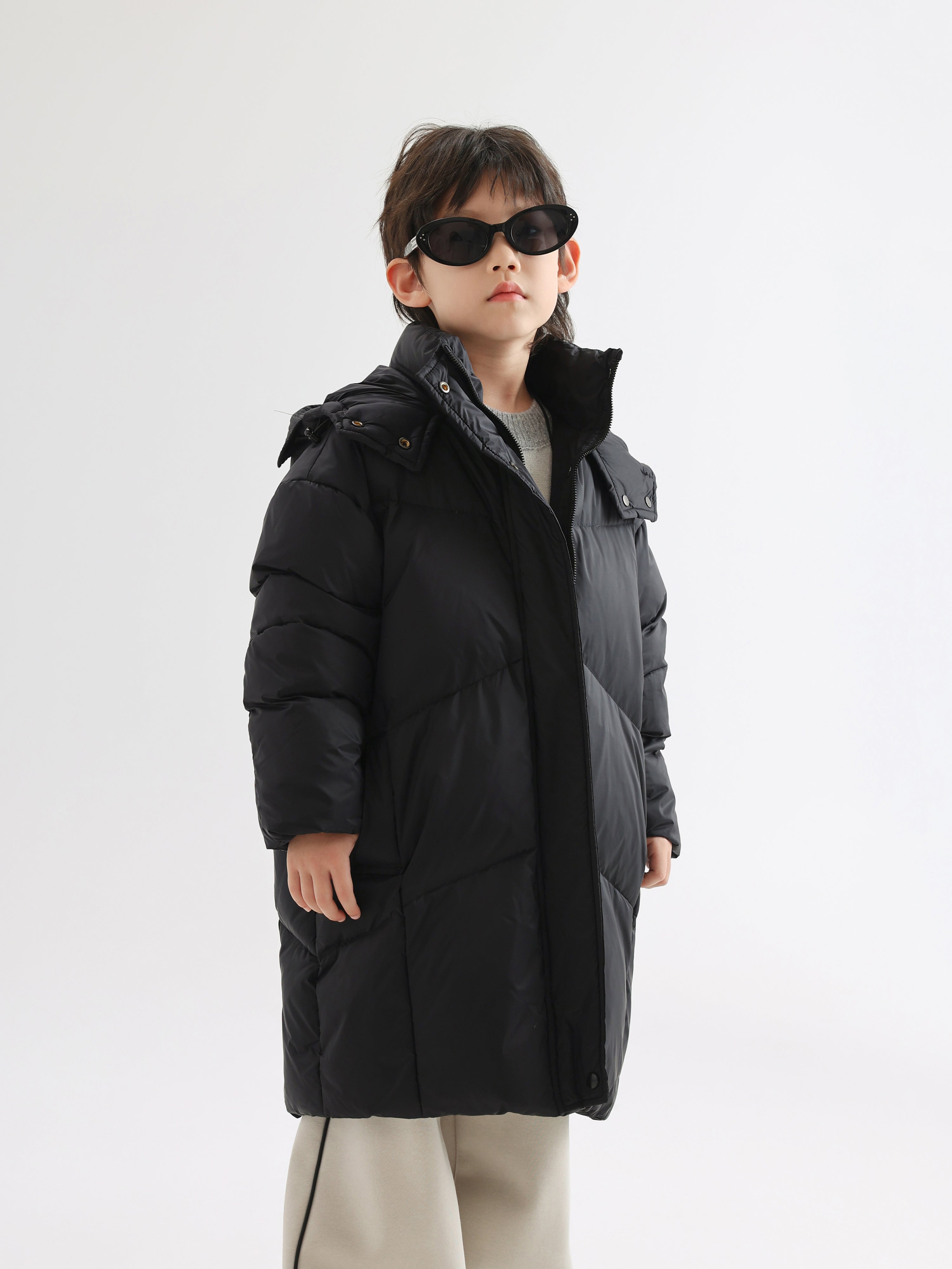 Long Down Jacket with 3 Protective Layers - TANGC J6805