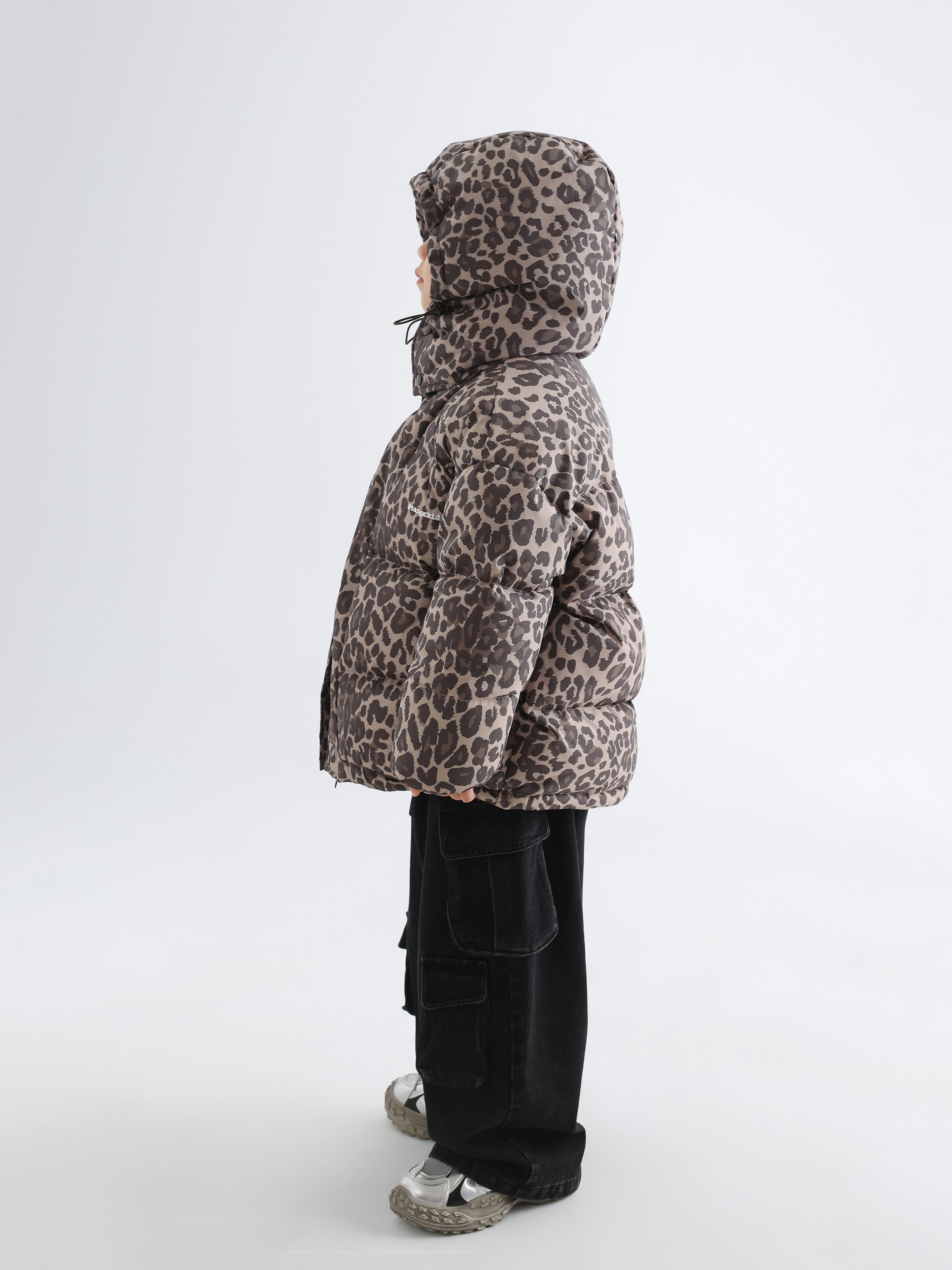 Leopard Print Down Jacket - TANGC J6843