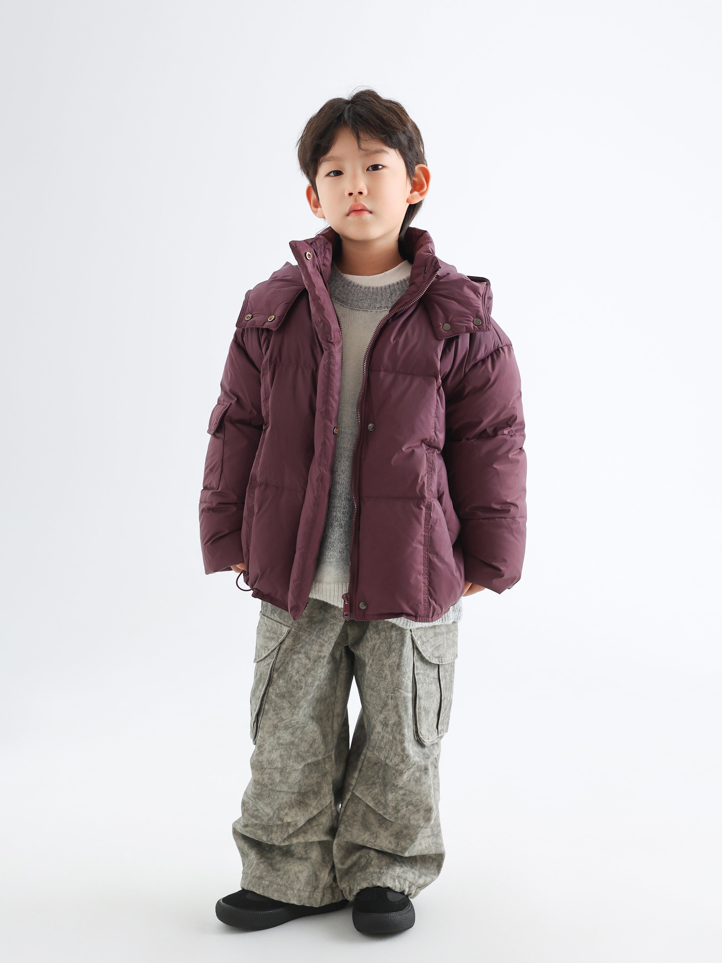 Korean Style Triple-Protection Down Jacket - TANGC J6809 (C)