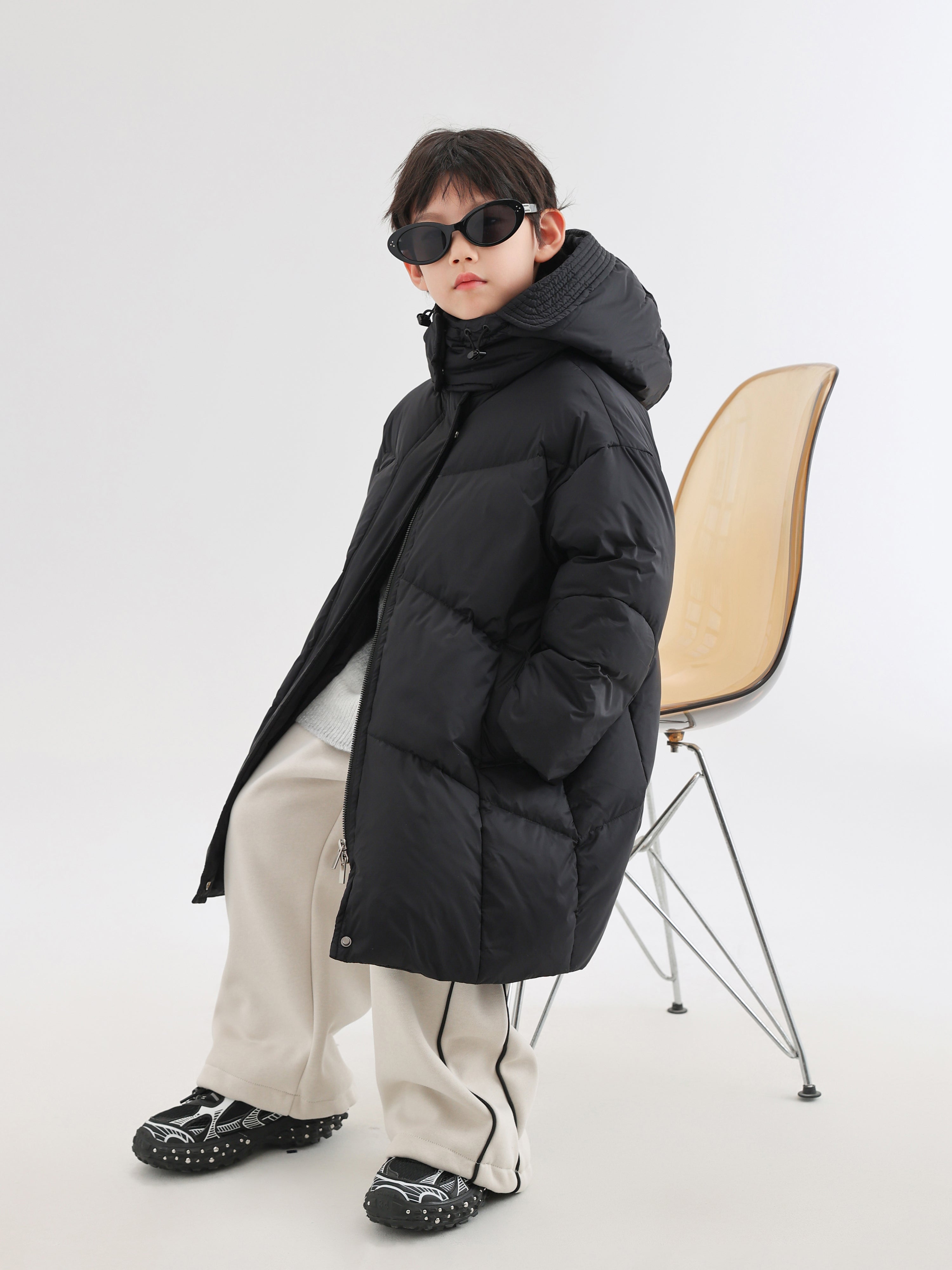 Long Down Jacket with 3 Protective Layers - TANGC J6805