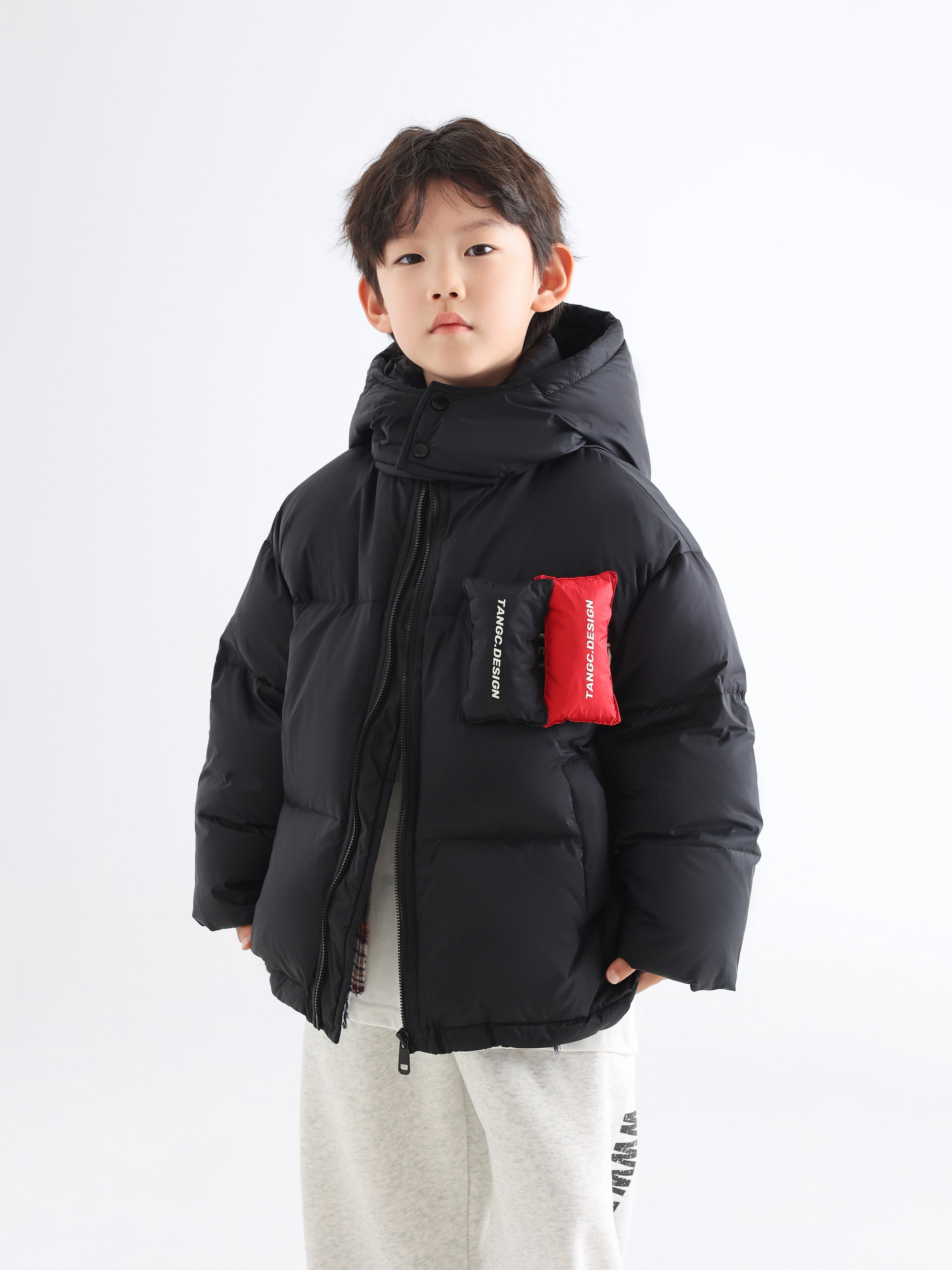 Stylish Shield Warmth Down Jacket - TANGC J6808 (C)