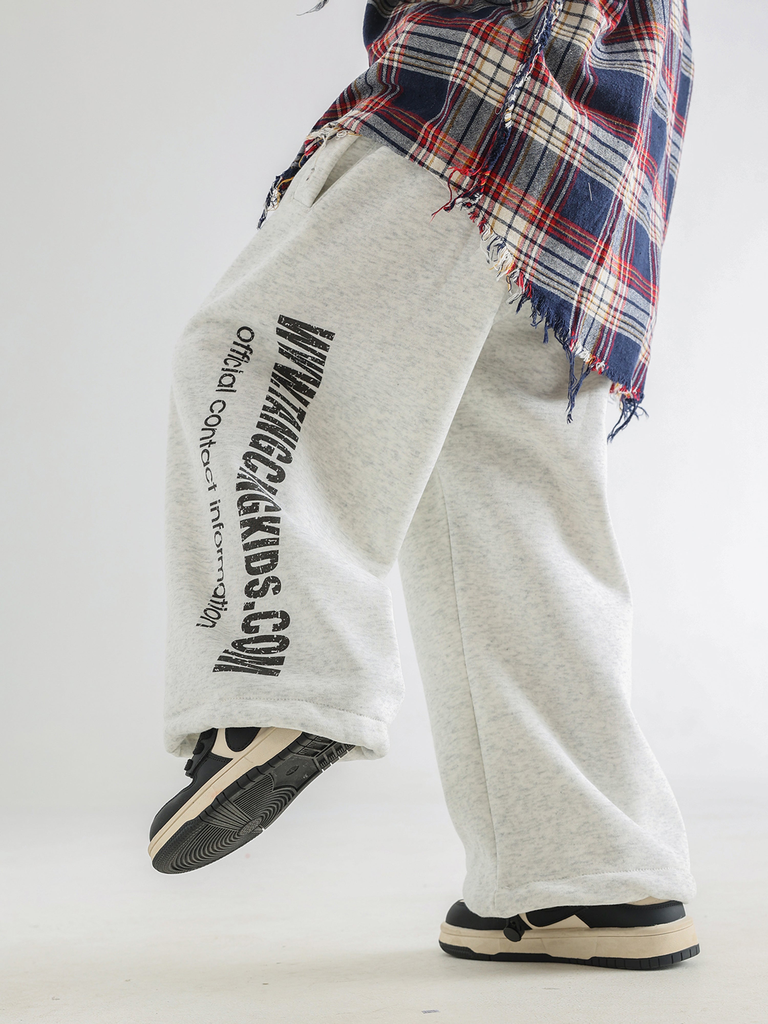 Sporty Fleece-Lined Pants - TANGC P6958