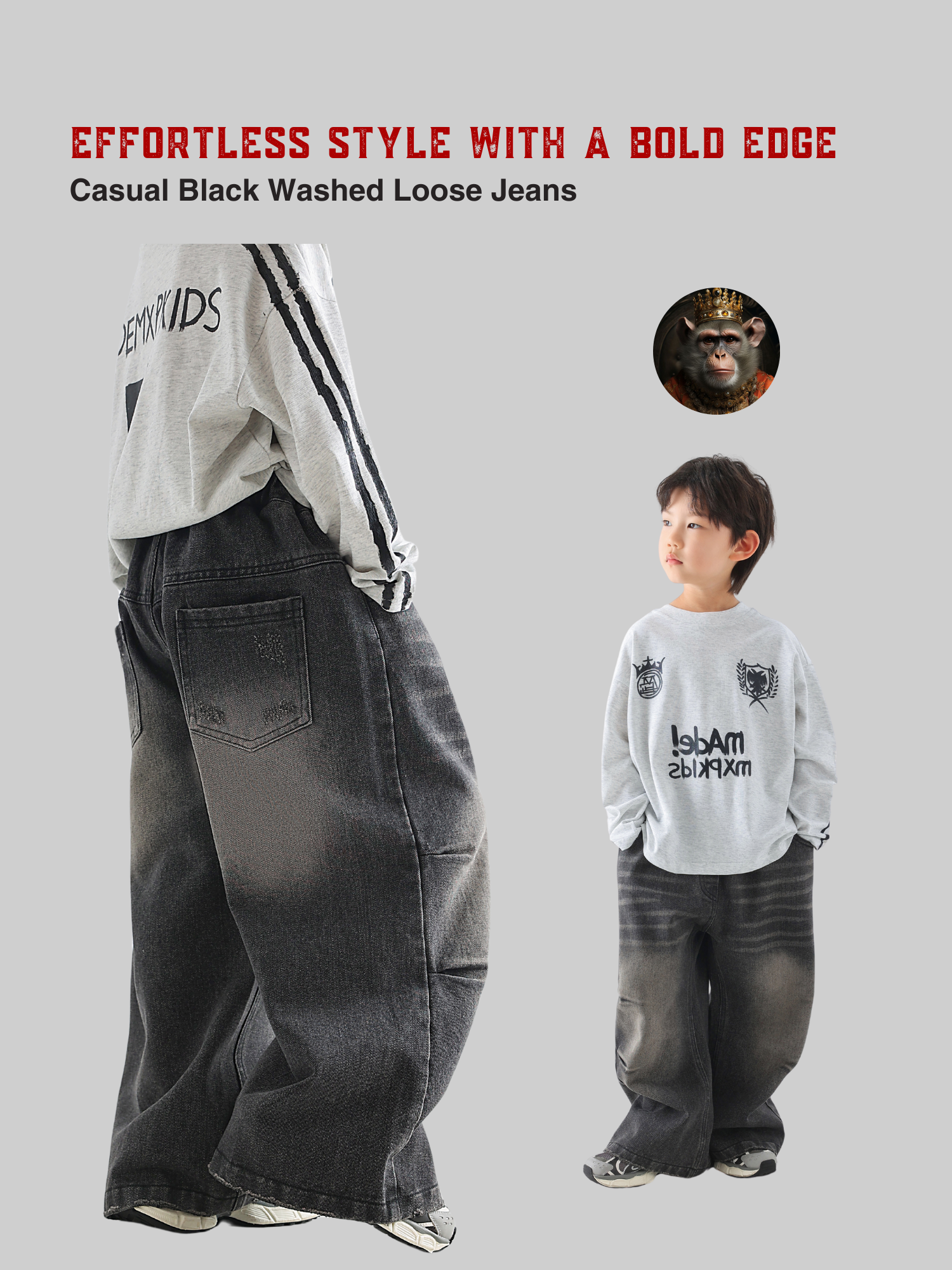 Casual Loose Jeans - TANGC P5002