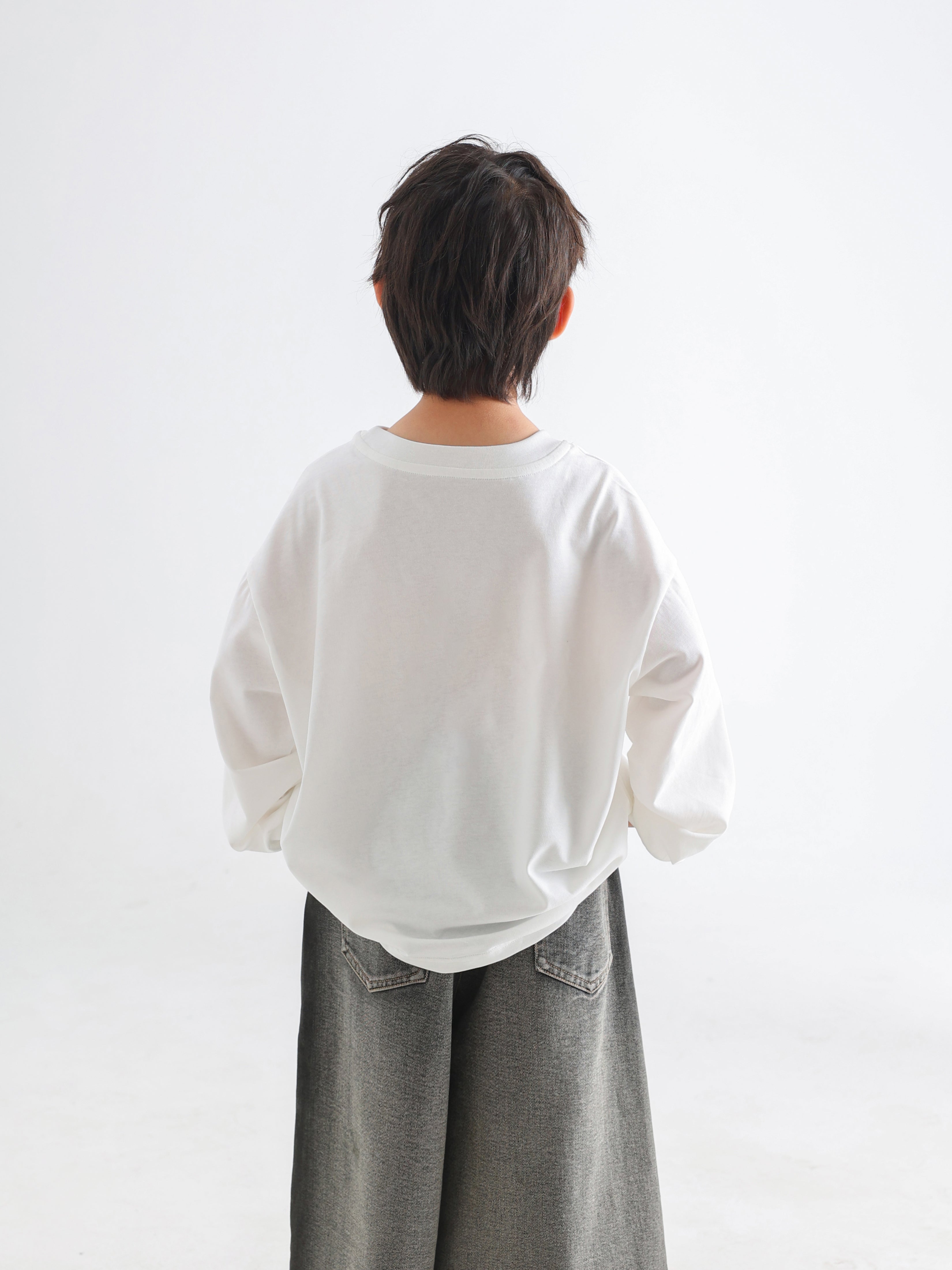 Oversized Long-Sleeve Graphic Tee - TANGC T5008