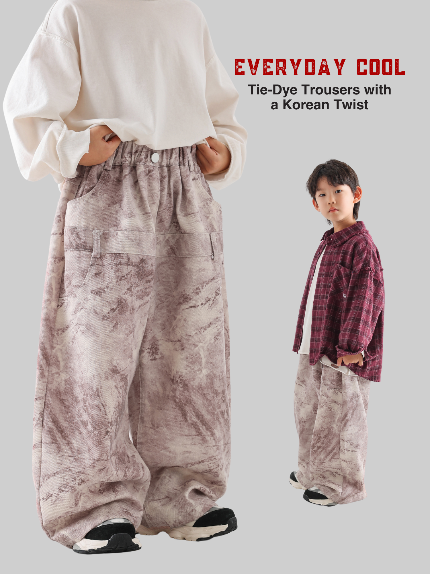 Casual Tie-Dye Trousers - Korean Style - TANGC P5020