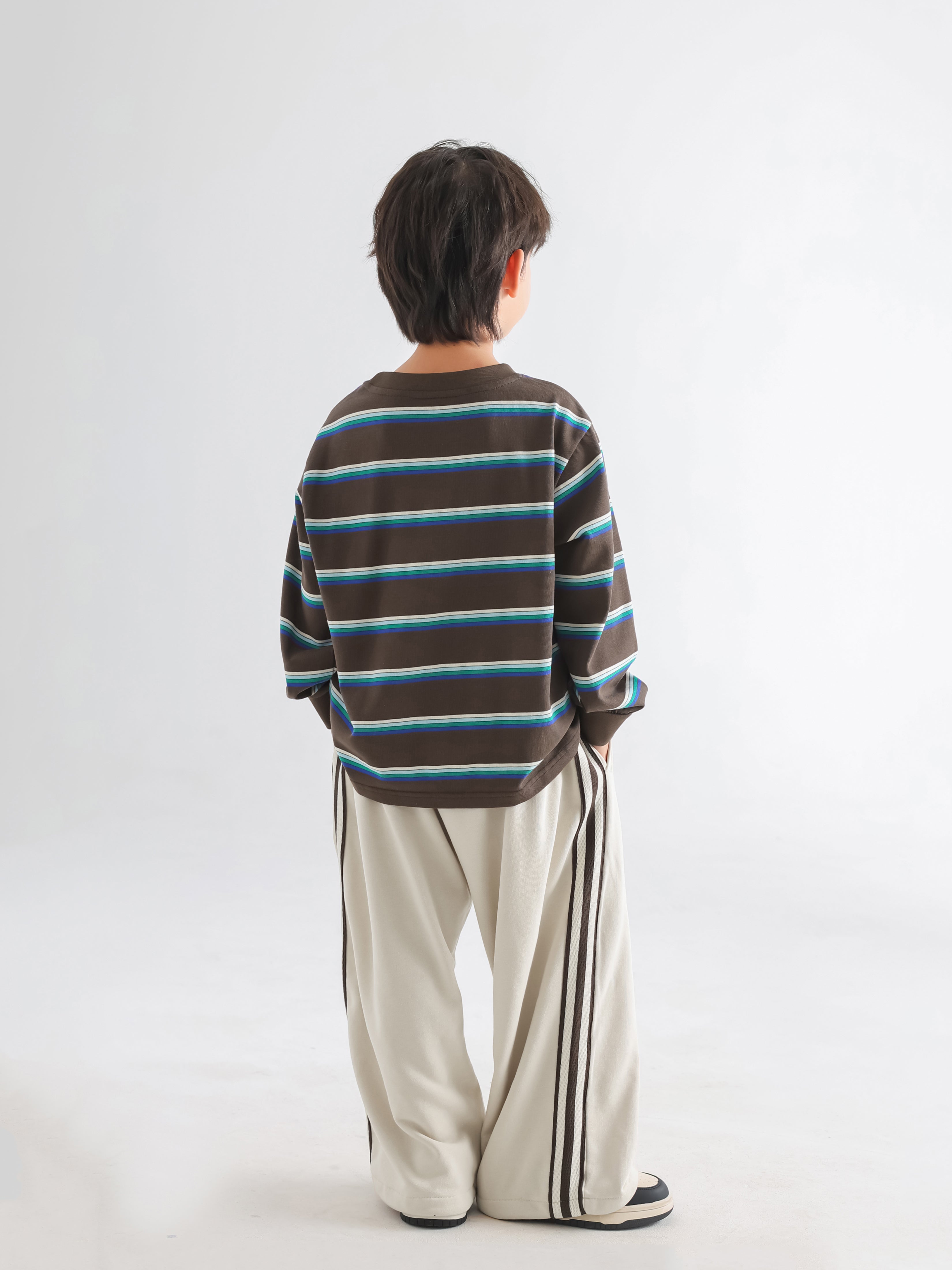 Korean Boys' Stripe Tee - TANGC T5027