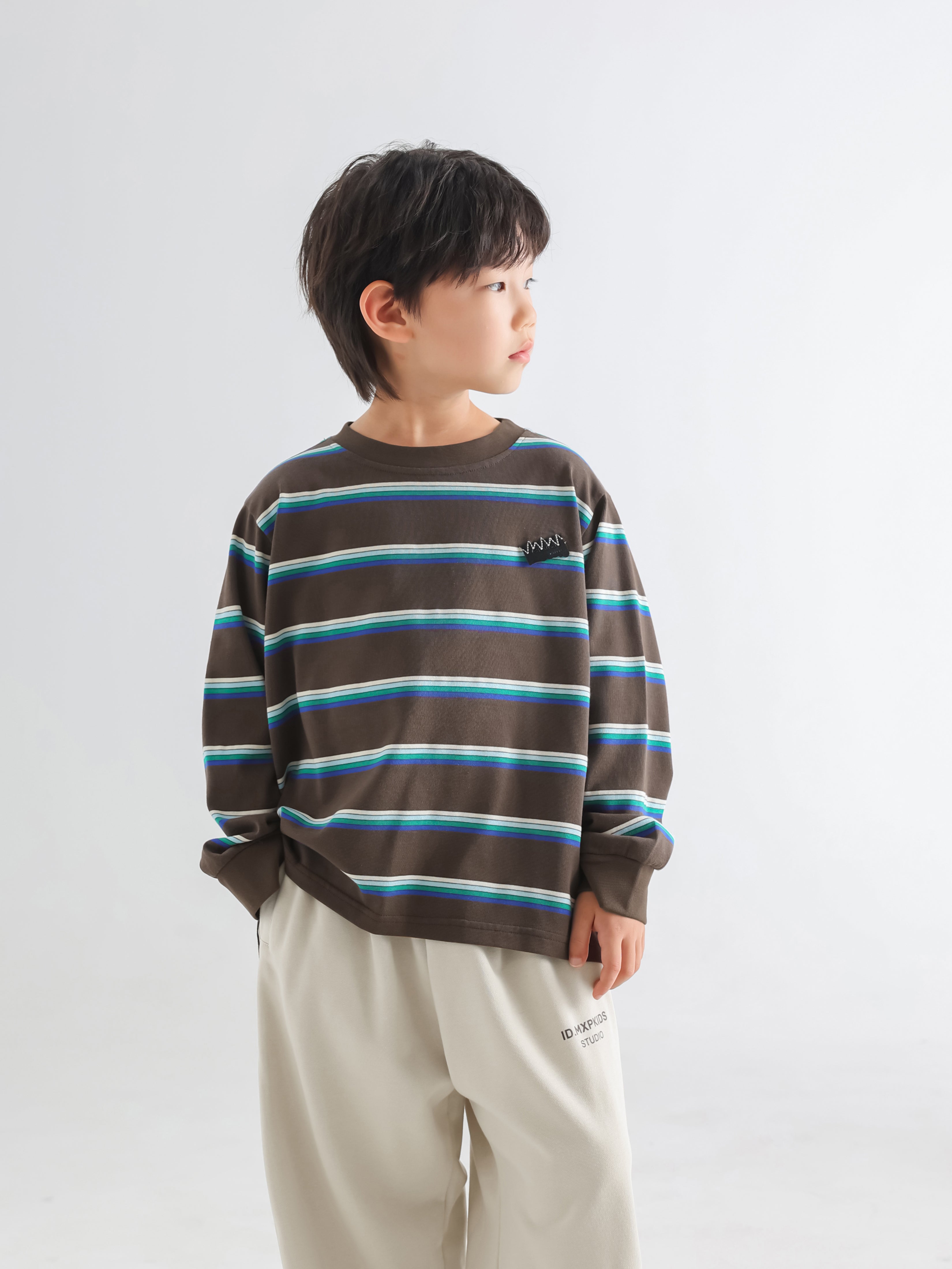 Korean Boys' Stripe Tee - TANGC T5027