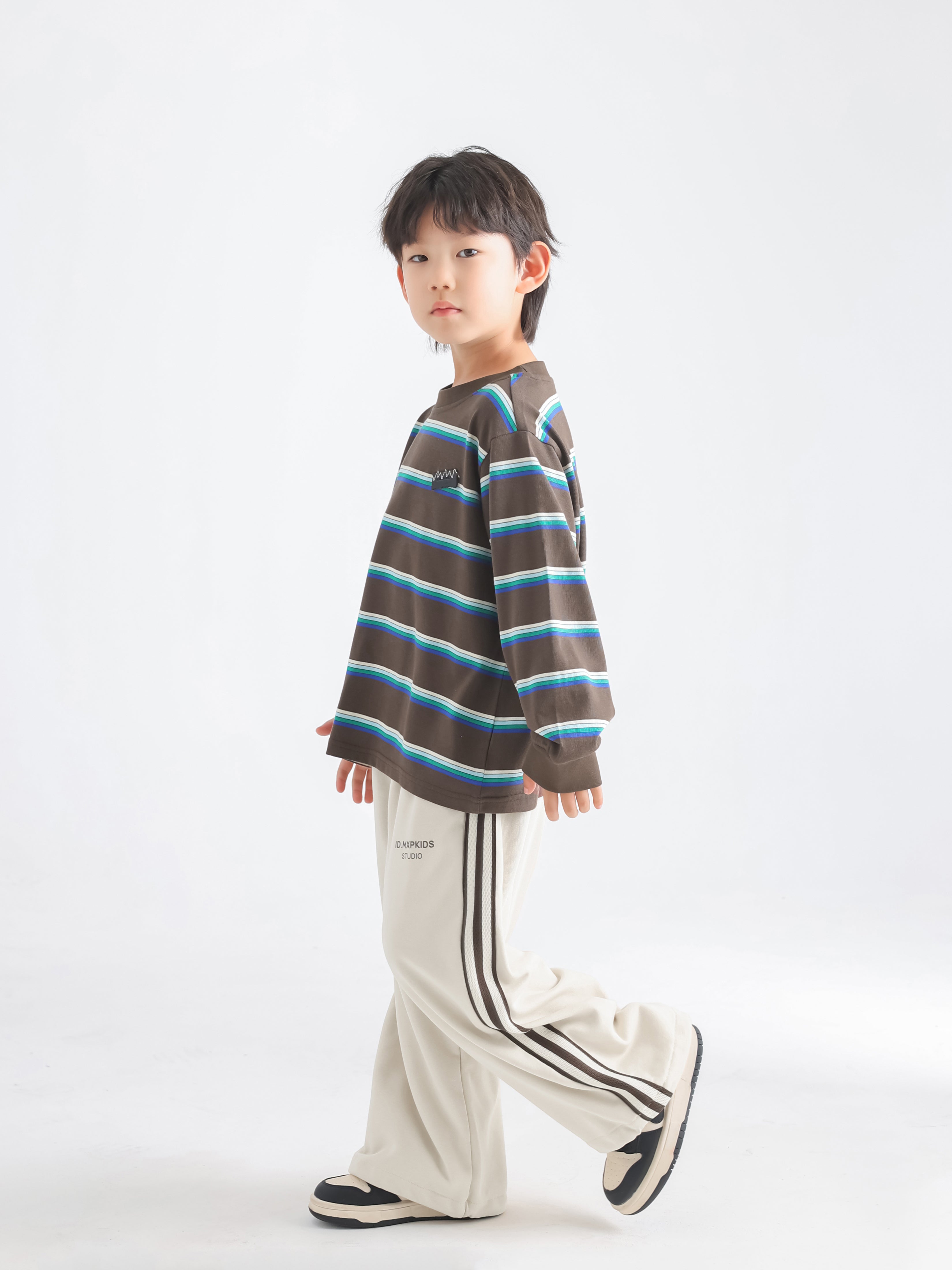 Korean Boys' Stripe Tee - TANGC T5027