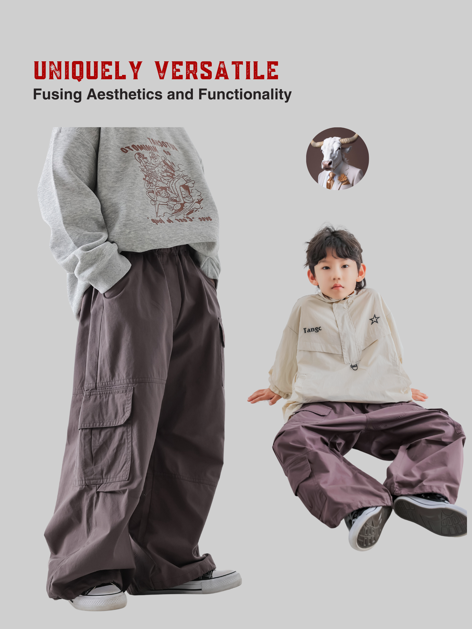 Korea Version Of Casual Cargo Pants - TANGC P5049