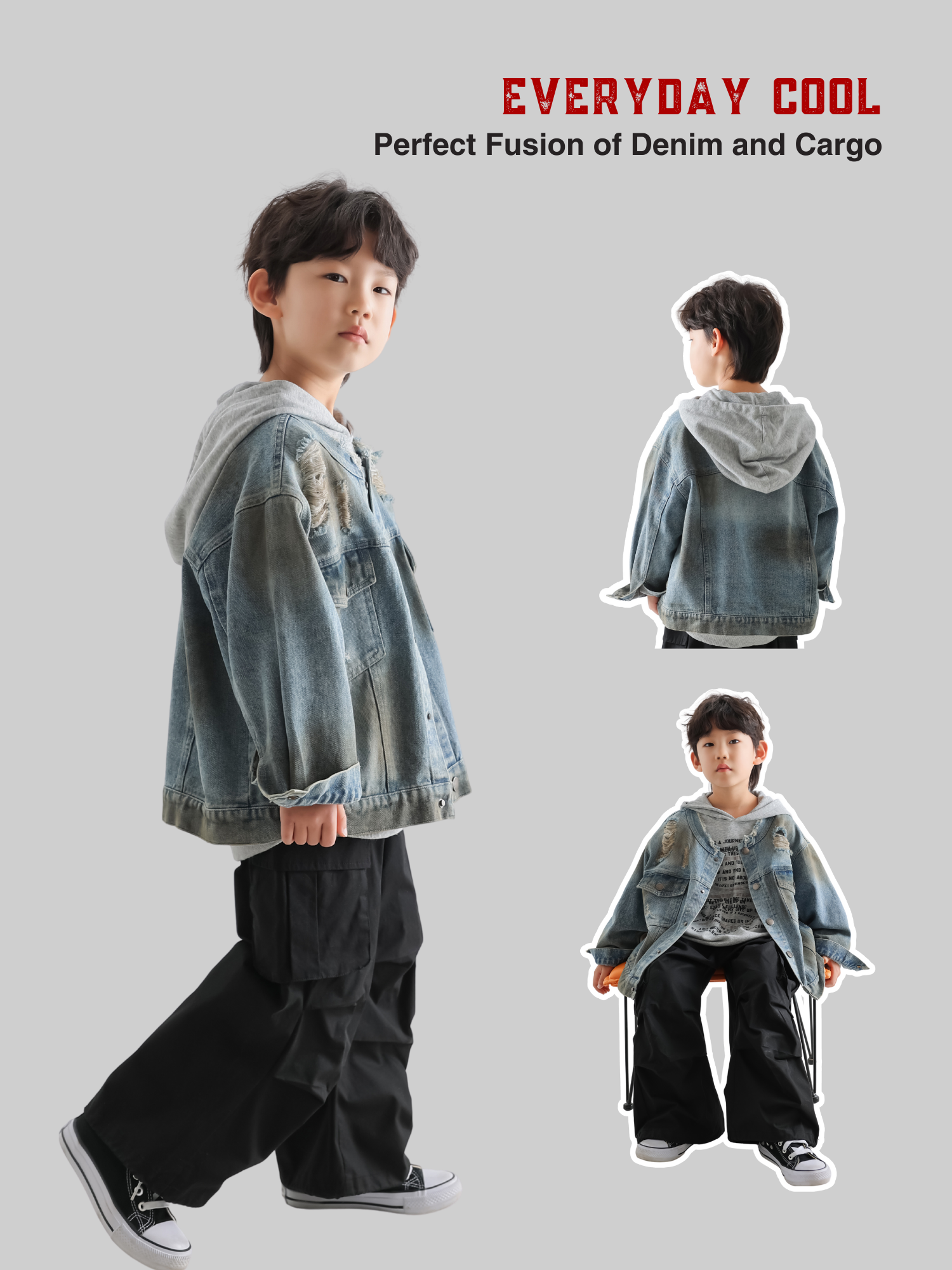 Denim & Cargo Cool Boy Set