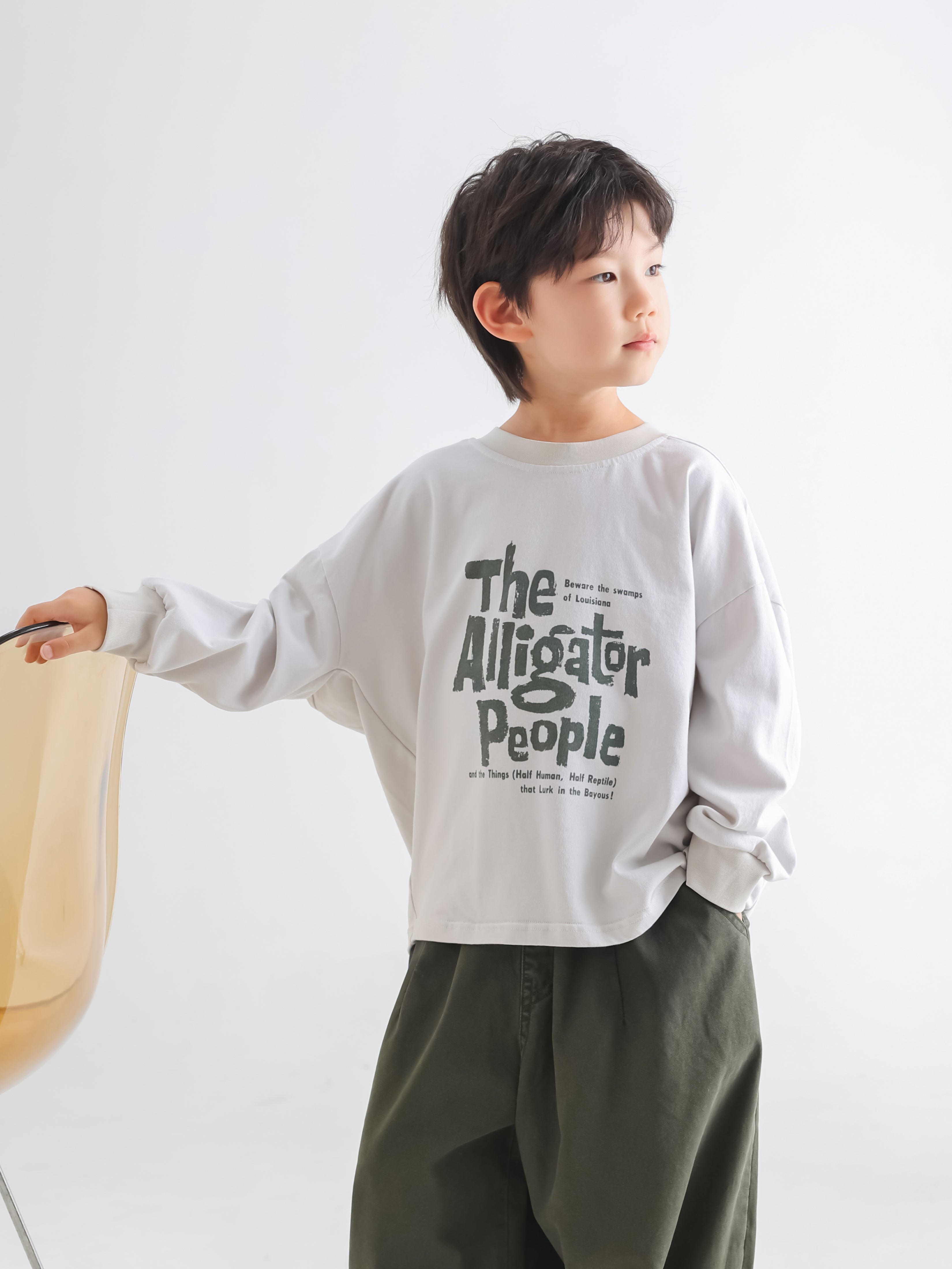 Boys' Letter Print Sweatshirt - TANGC T5061