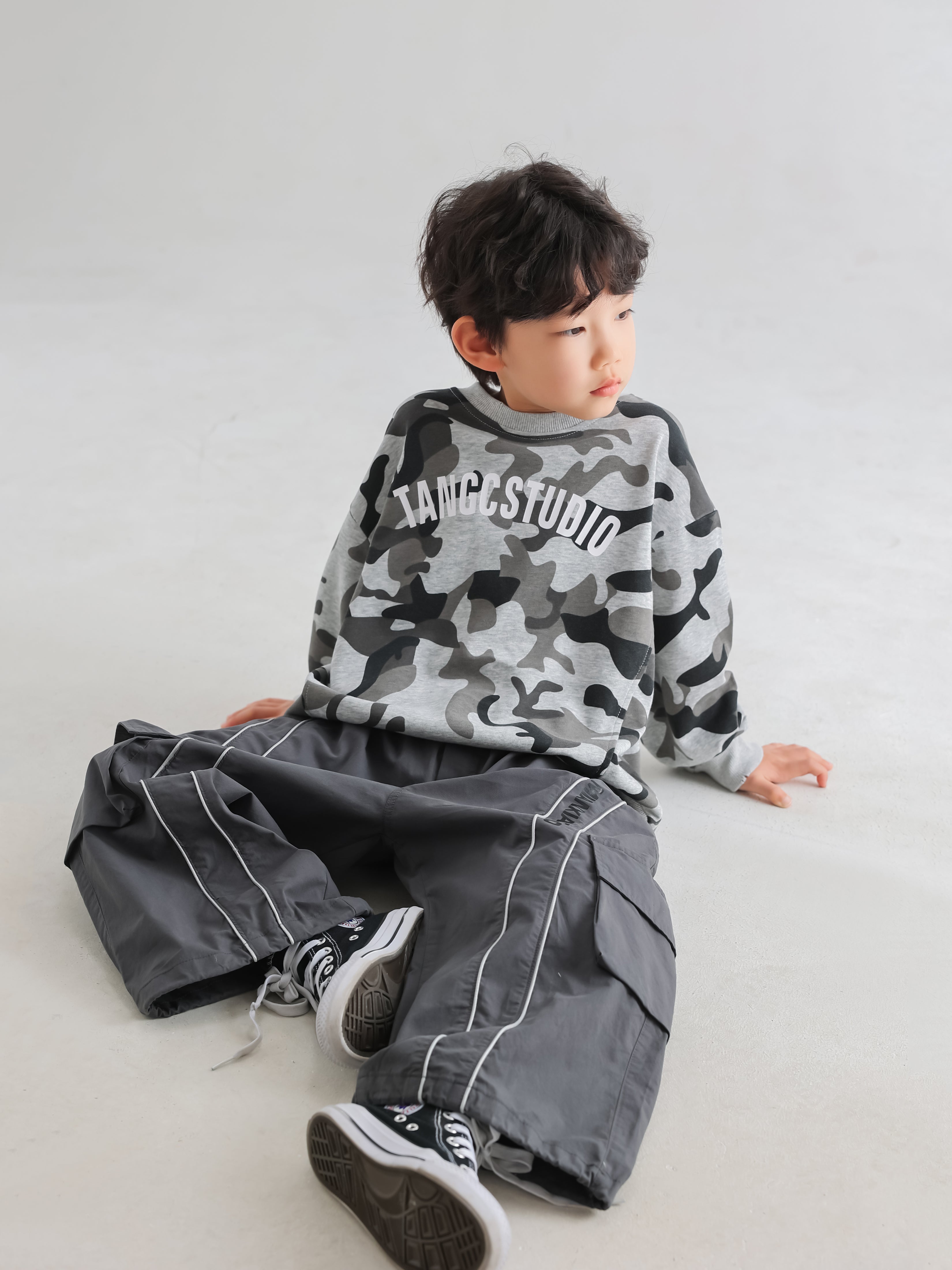 Spring Boys' Camouflage Sports Pullover - TANGC T6107