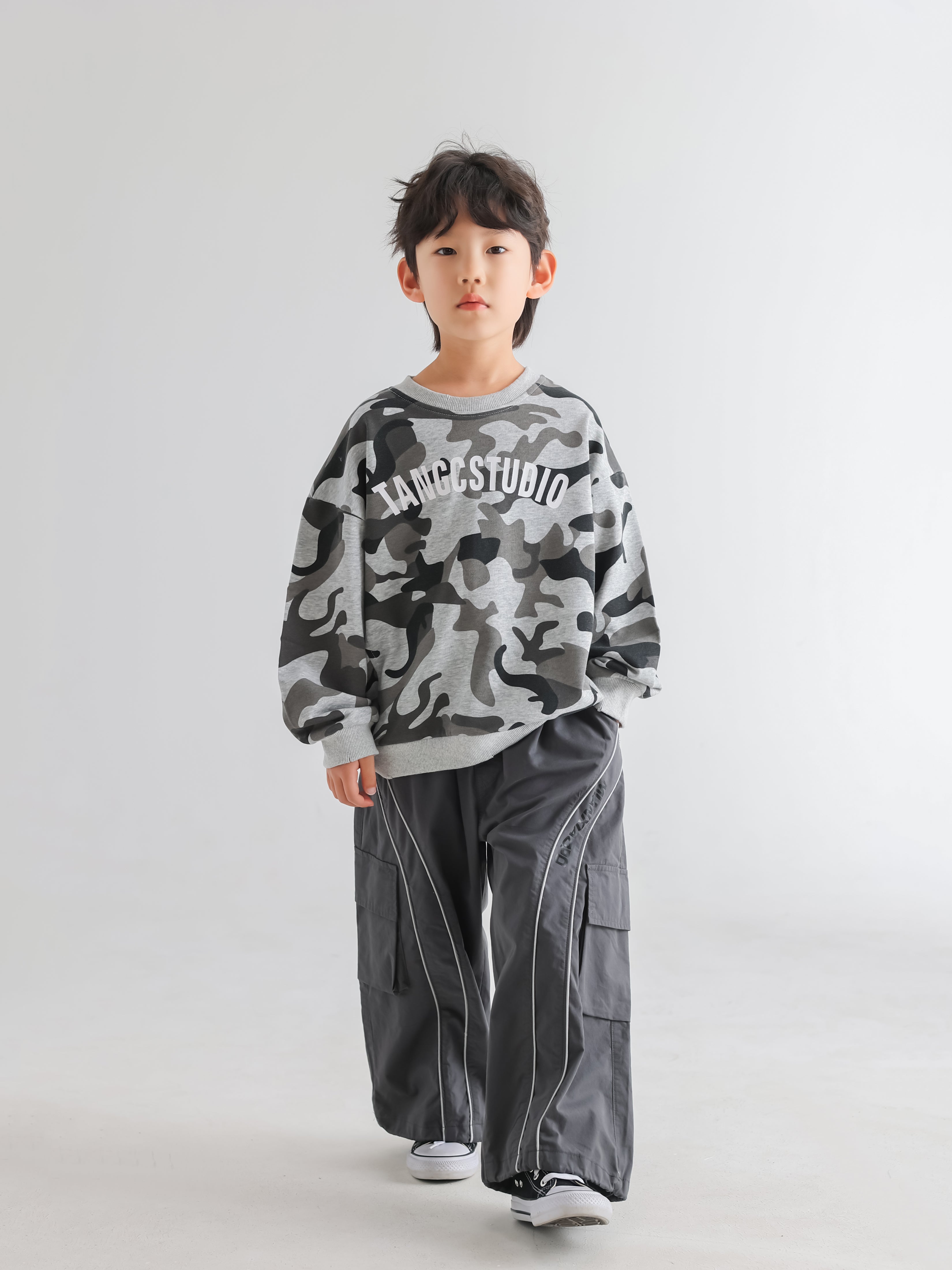 Spring Boys' Camouflage Sports Pullover - TANGC T6107