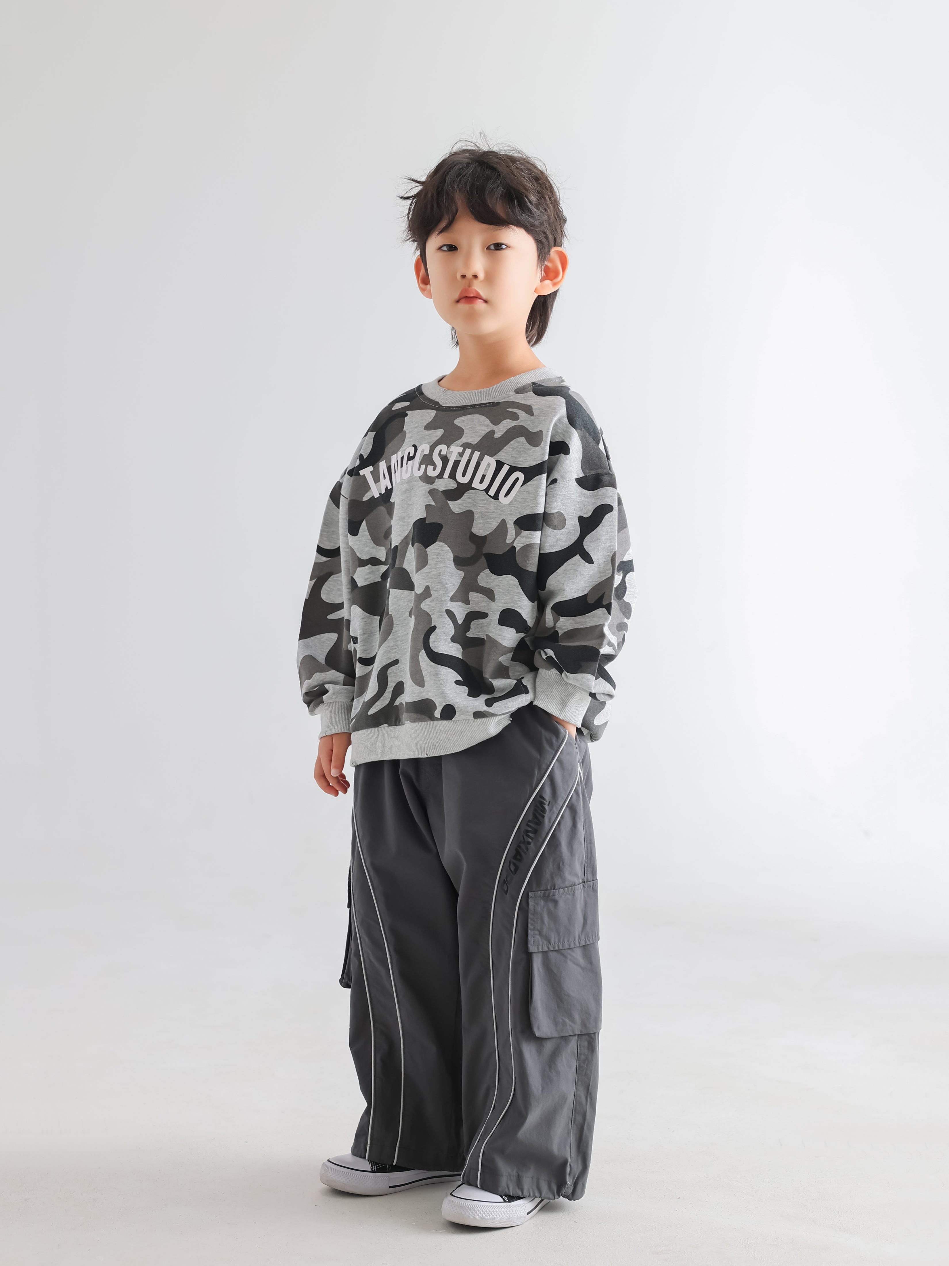 Spring Boys' Camouflage Sports Pullover - TANGC T6107