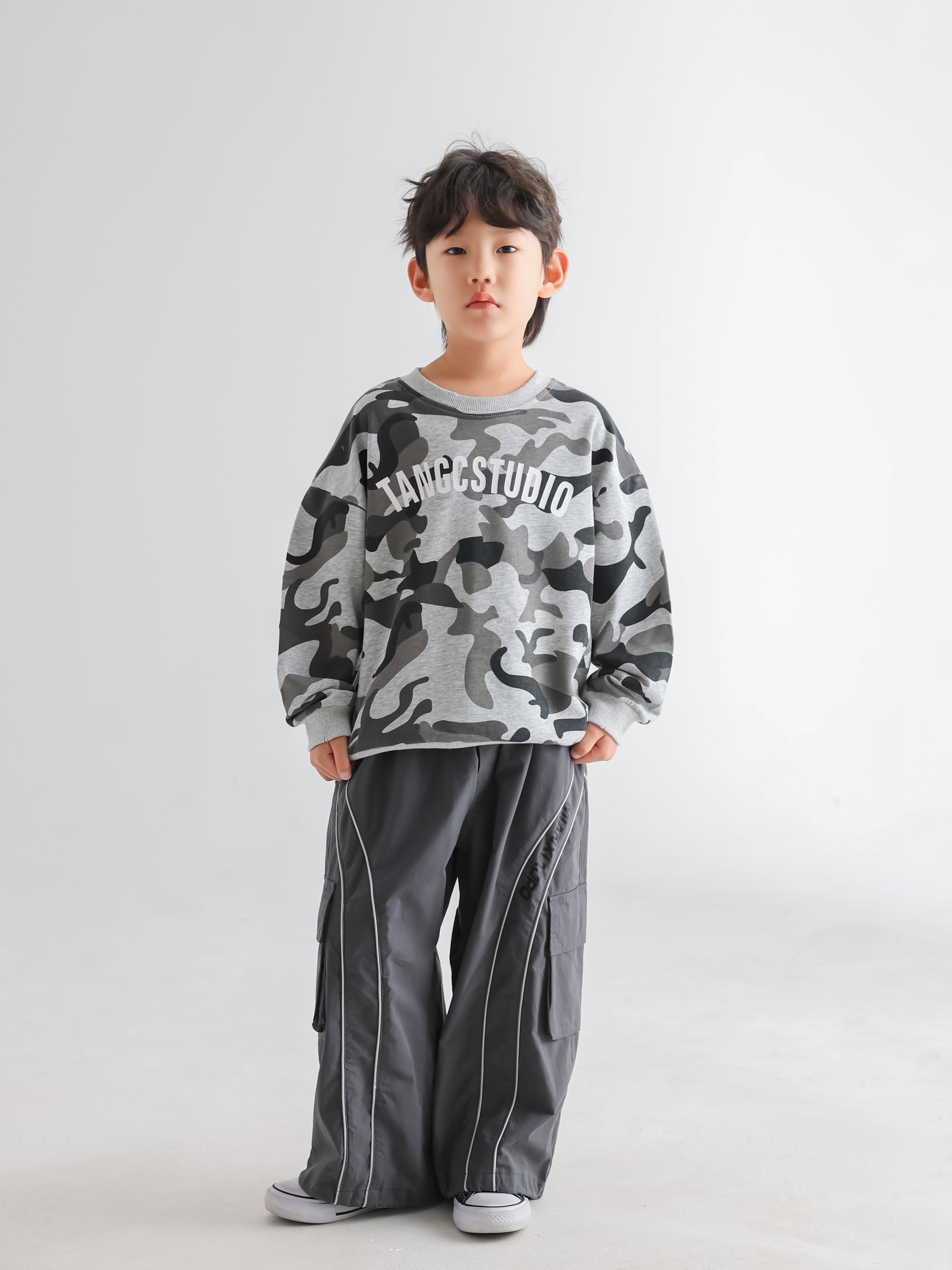 Spring Boys' Camouflage Sports Pullover - TANGC T6107