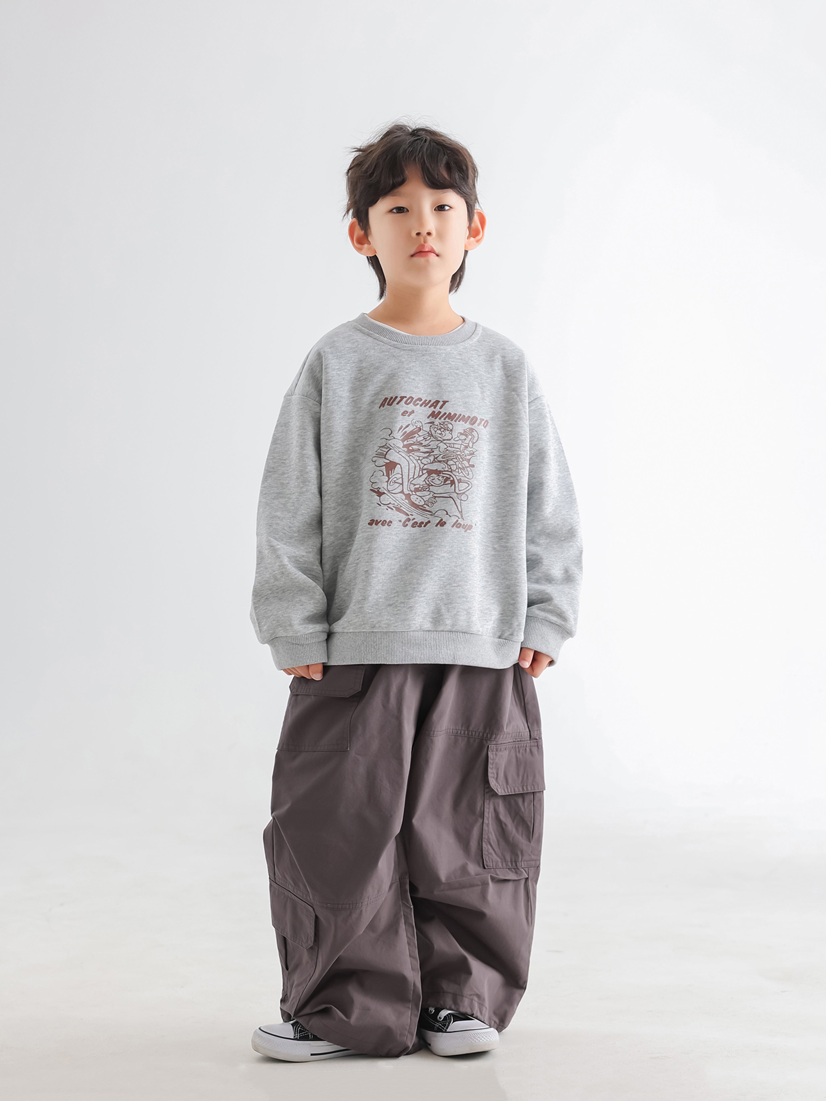 Loose Fit Graphic Sweatshirt - TANGC T6545