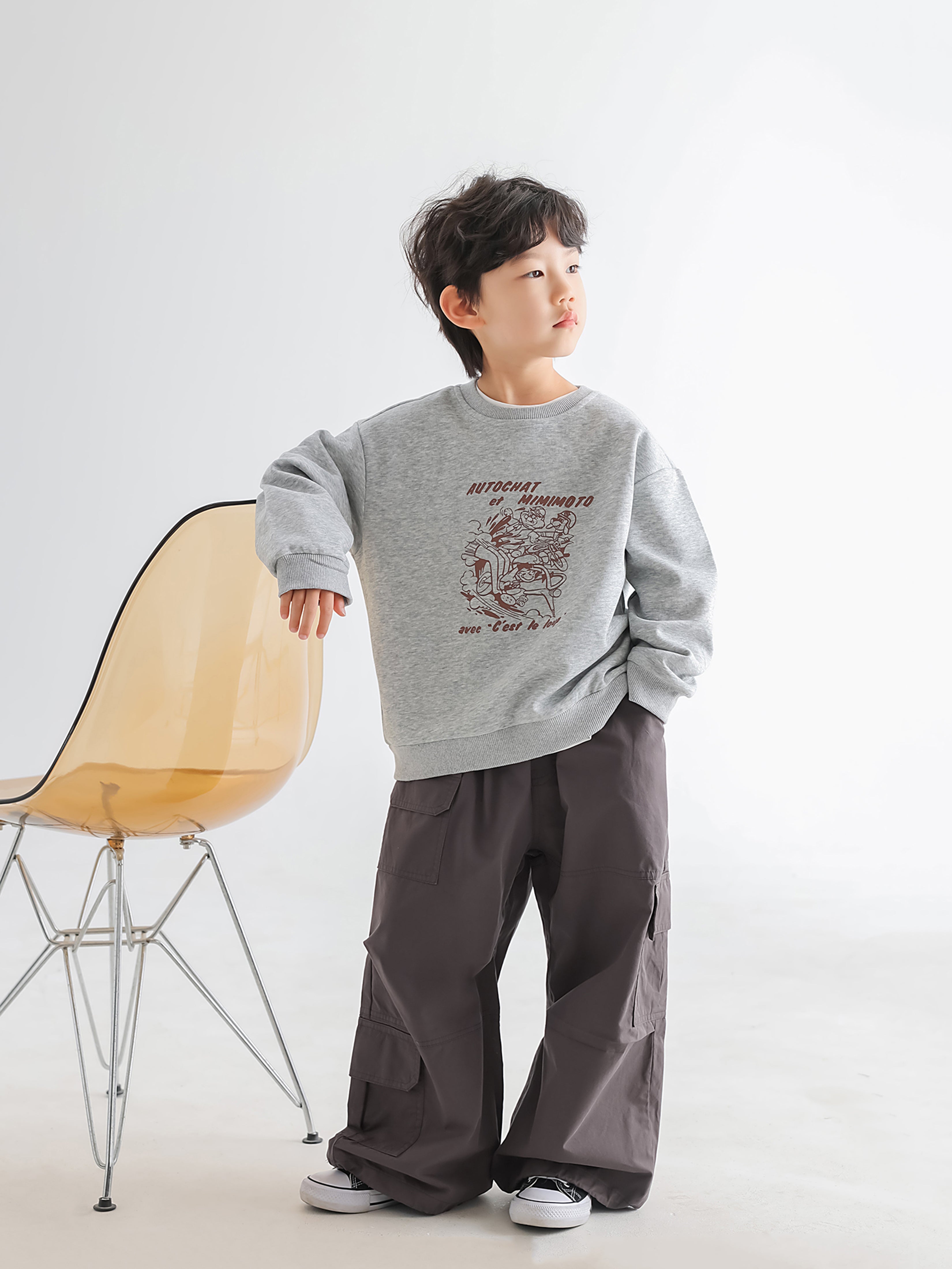 Loose Fit Graphic Sweatshirt - TANGC T6545