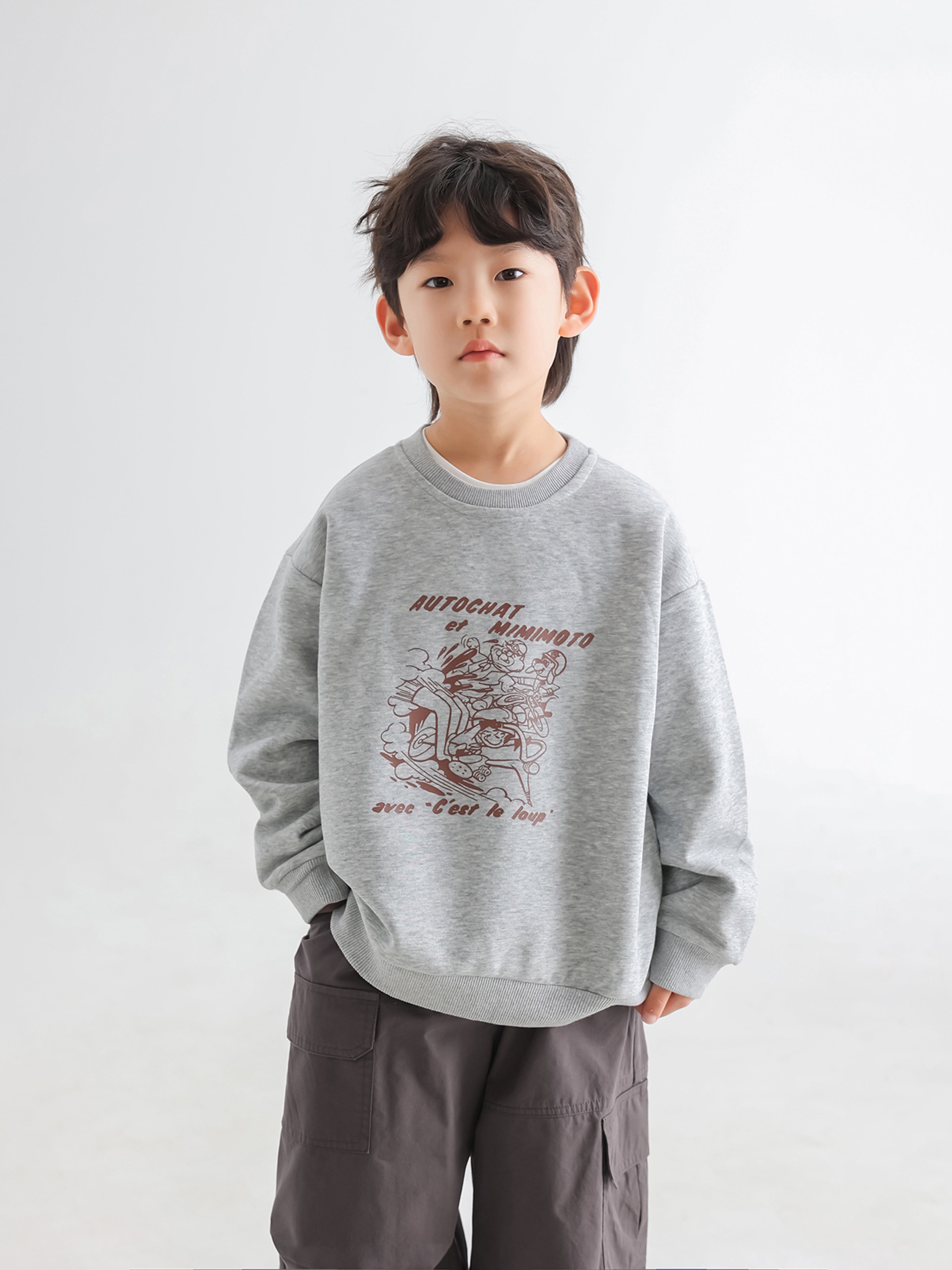 Loose Fit Graphic Sweatshirt - TANGC T6545