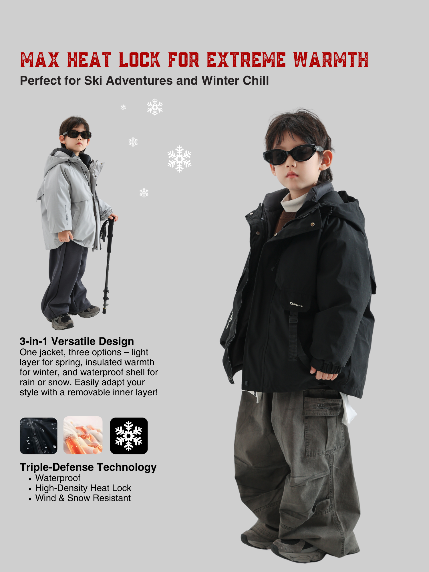 ArcticMax 3-in-1 Ski Jacket - TANGC J6818